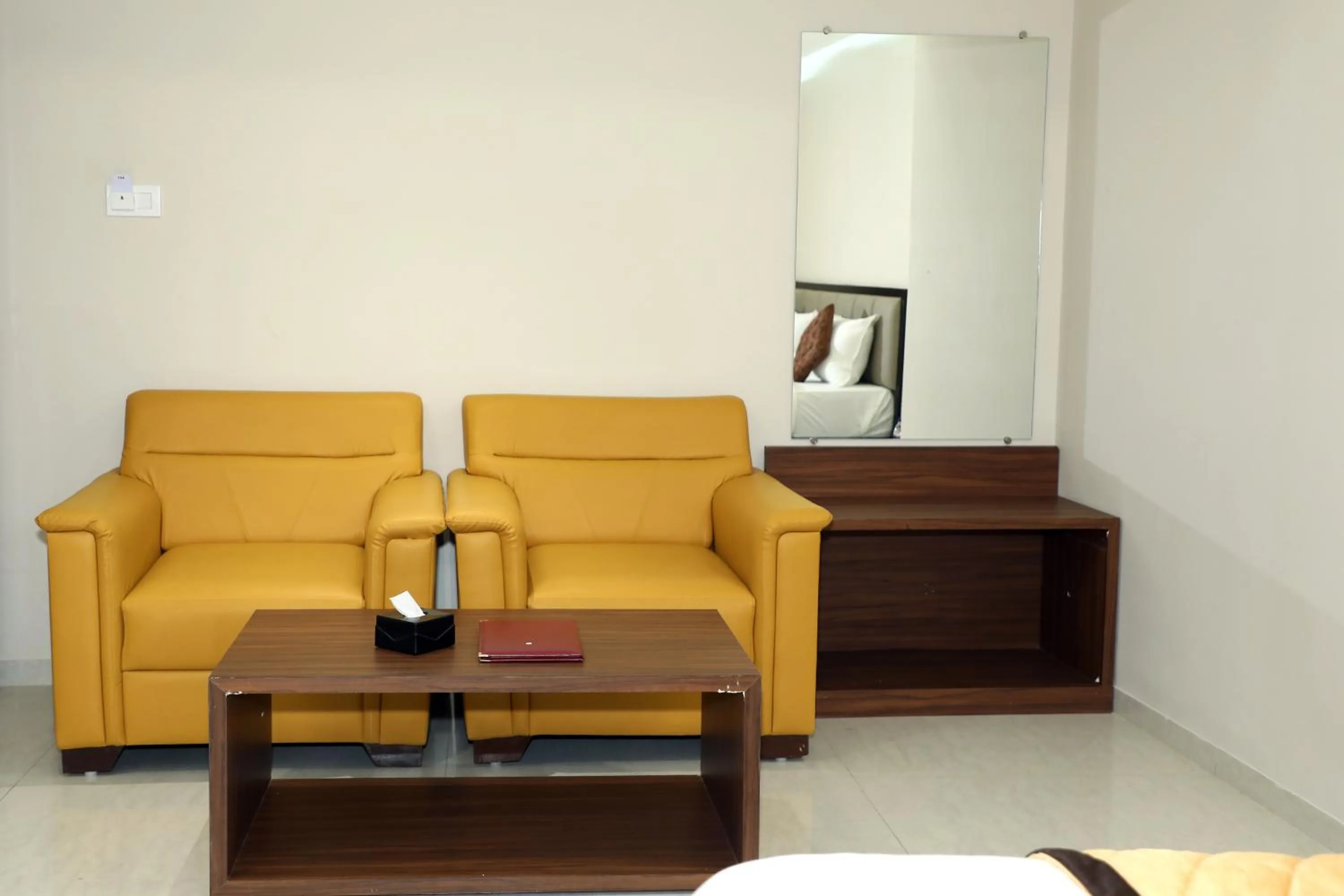 Seating area in VOV Hotels Vijayapura