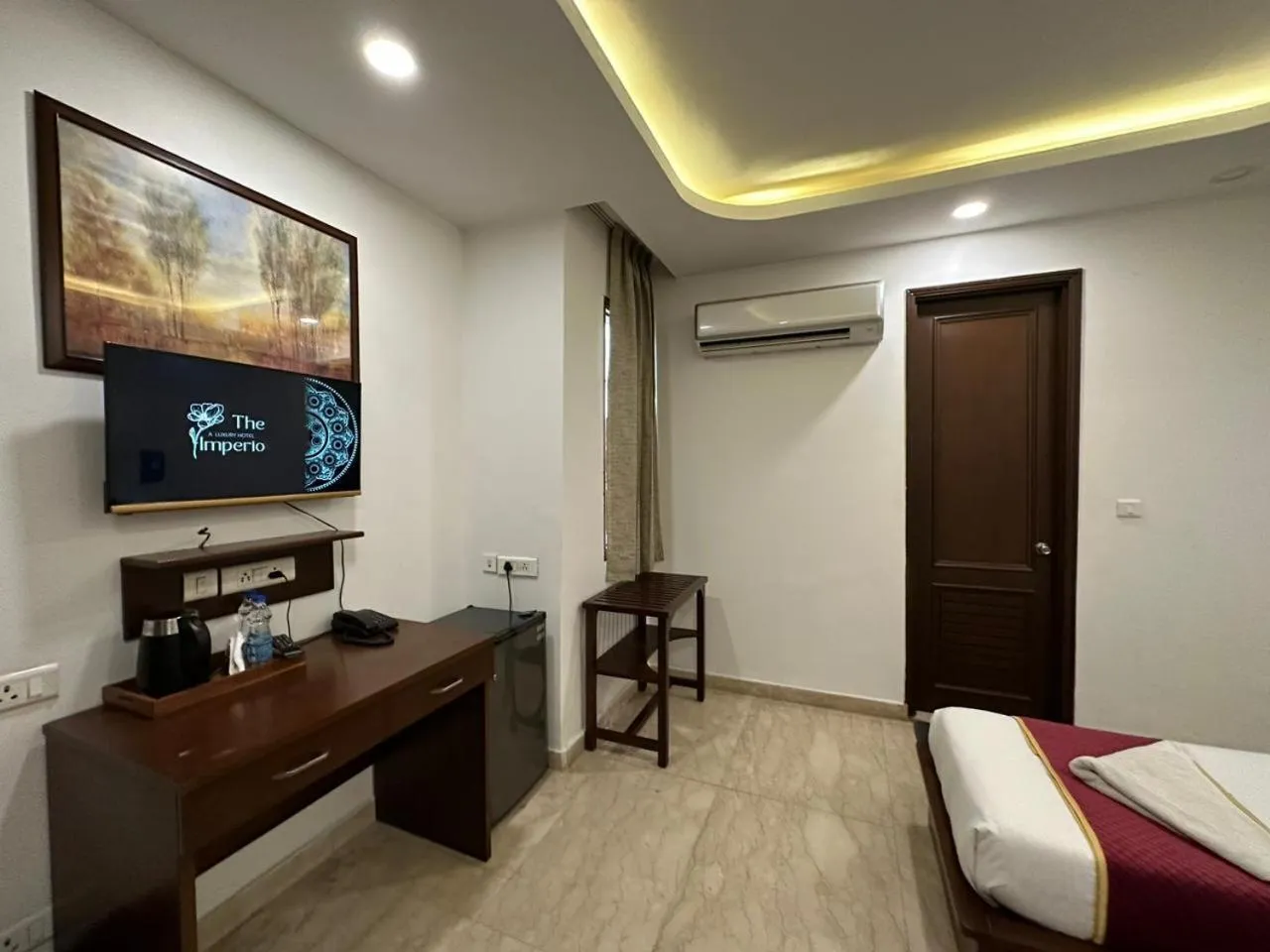 TV and multimedia, Bed in Hotel The Imperio