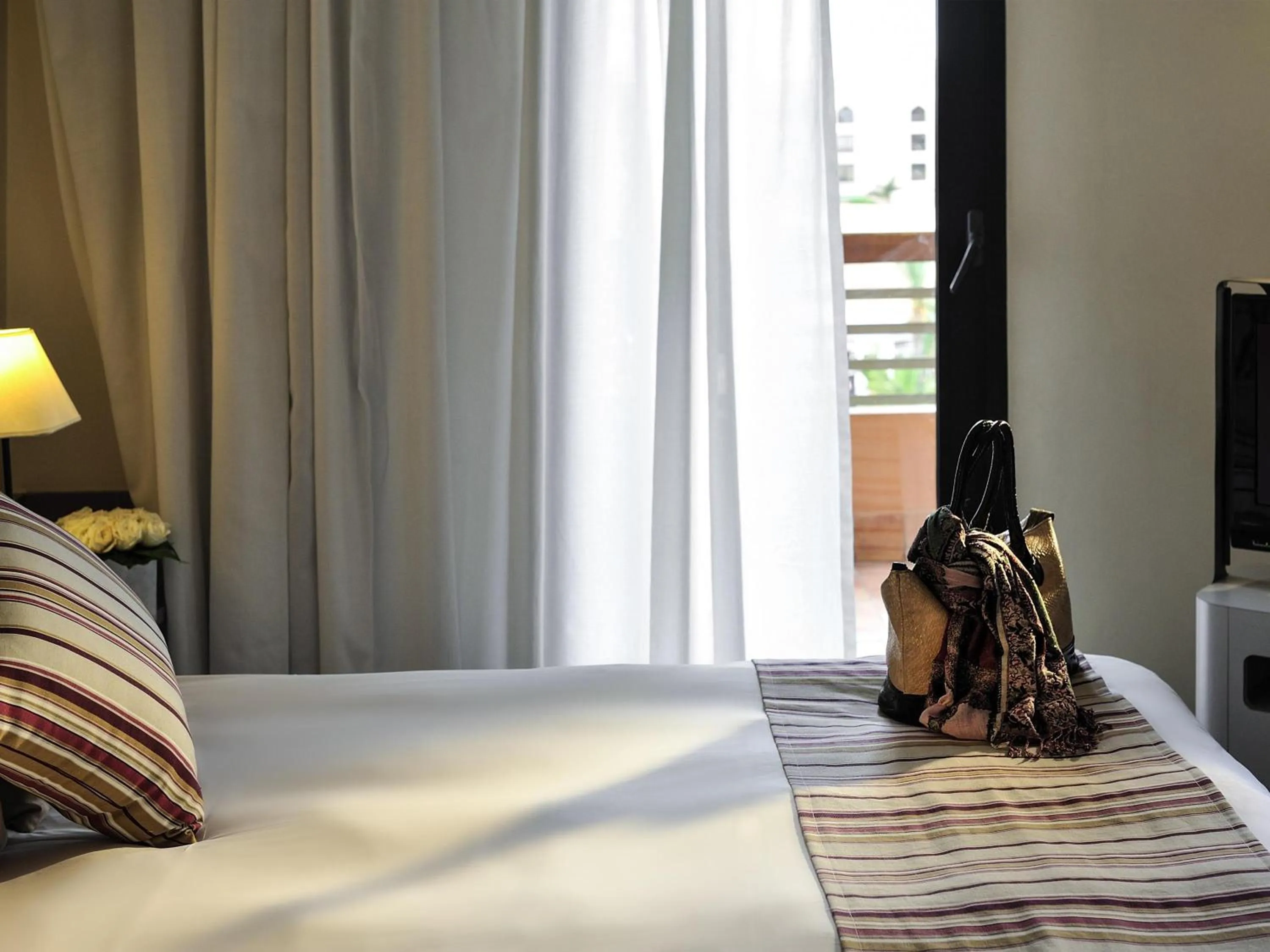 Bedroom, Bed in Novotel Marrakech Hivernage