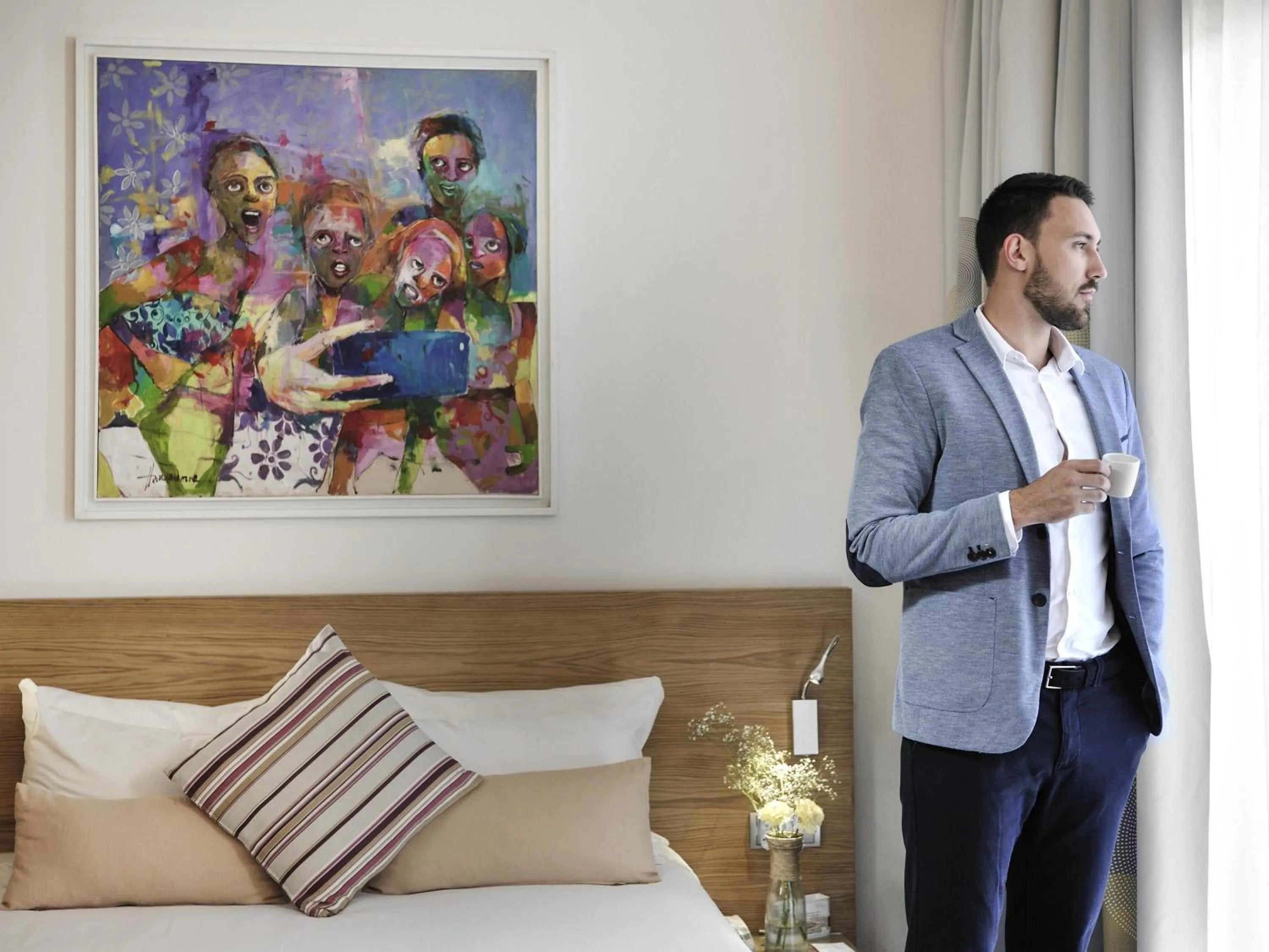 Bedroom in Novotel Marrakech Hivernage