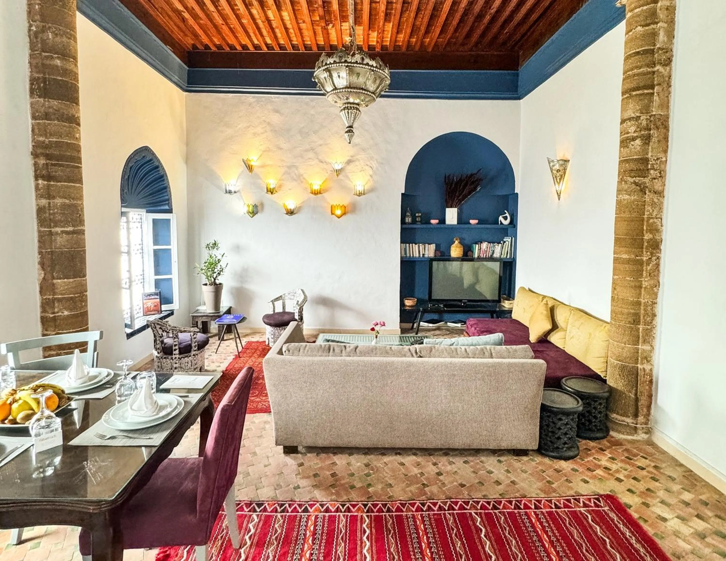 Living room in Riad Kalaa