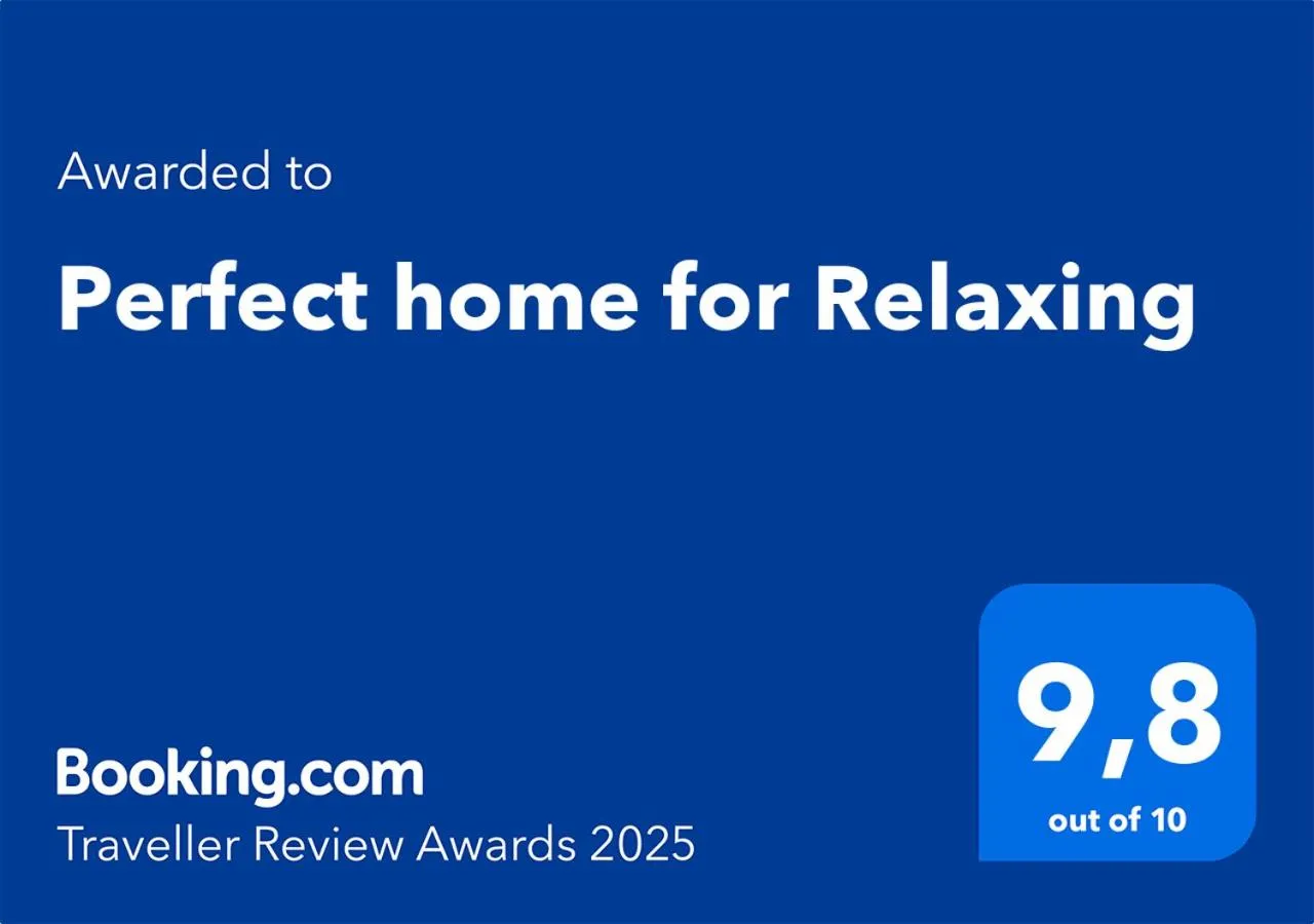 Certificate/Award in Perfect home for Relaxing
