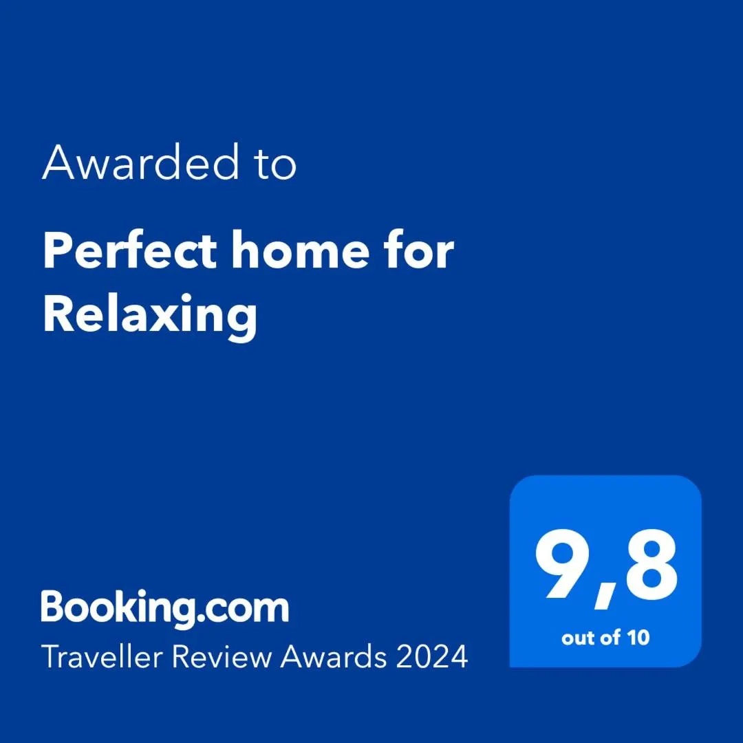 Certificate/Award in Perfect home for Relaxing