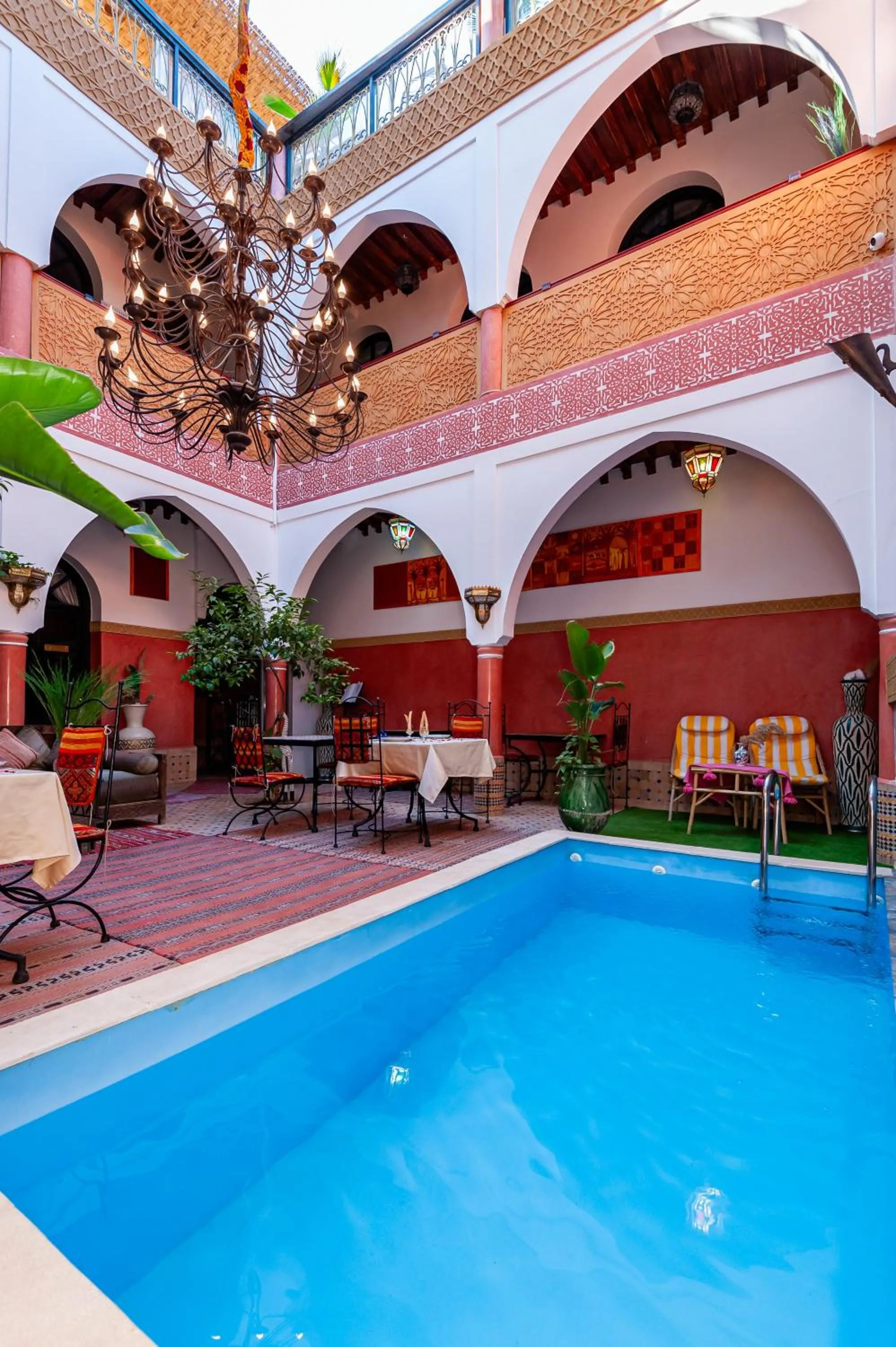 Pool view in Riad Losra