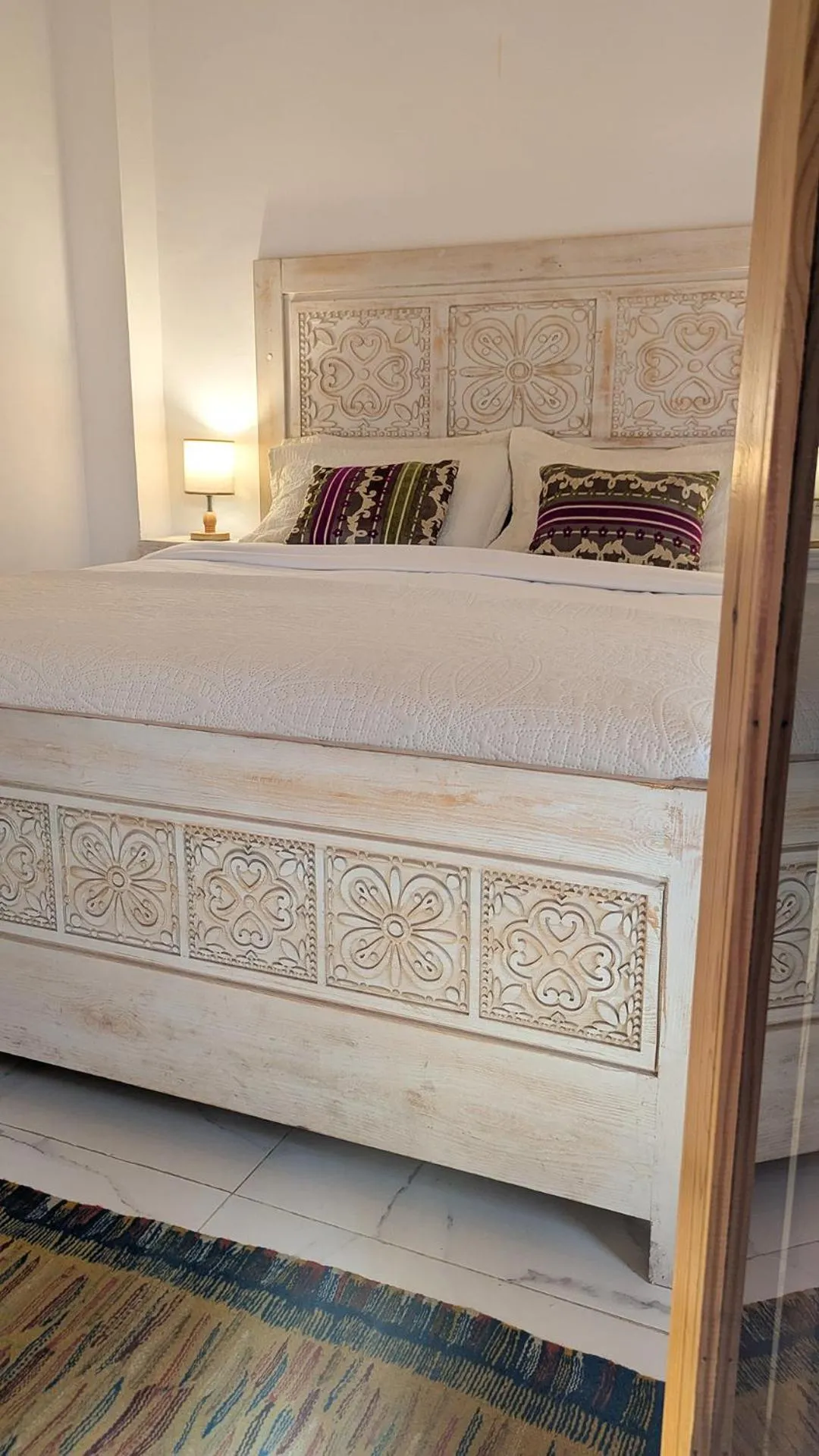 Bed in Riad Al Manara