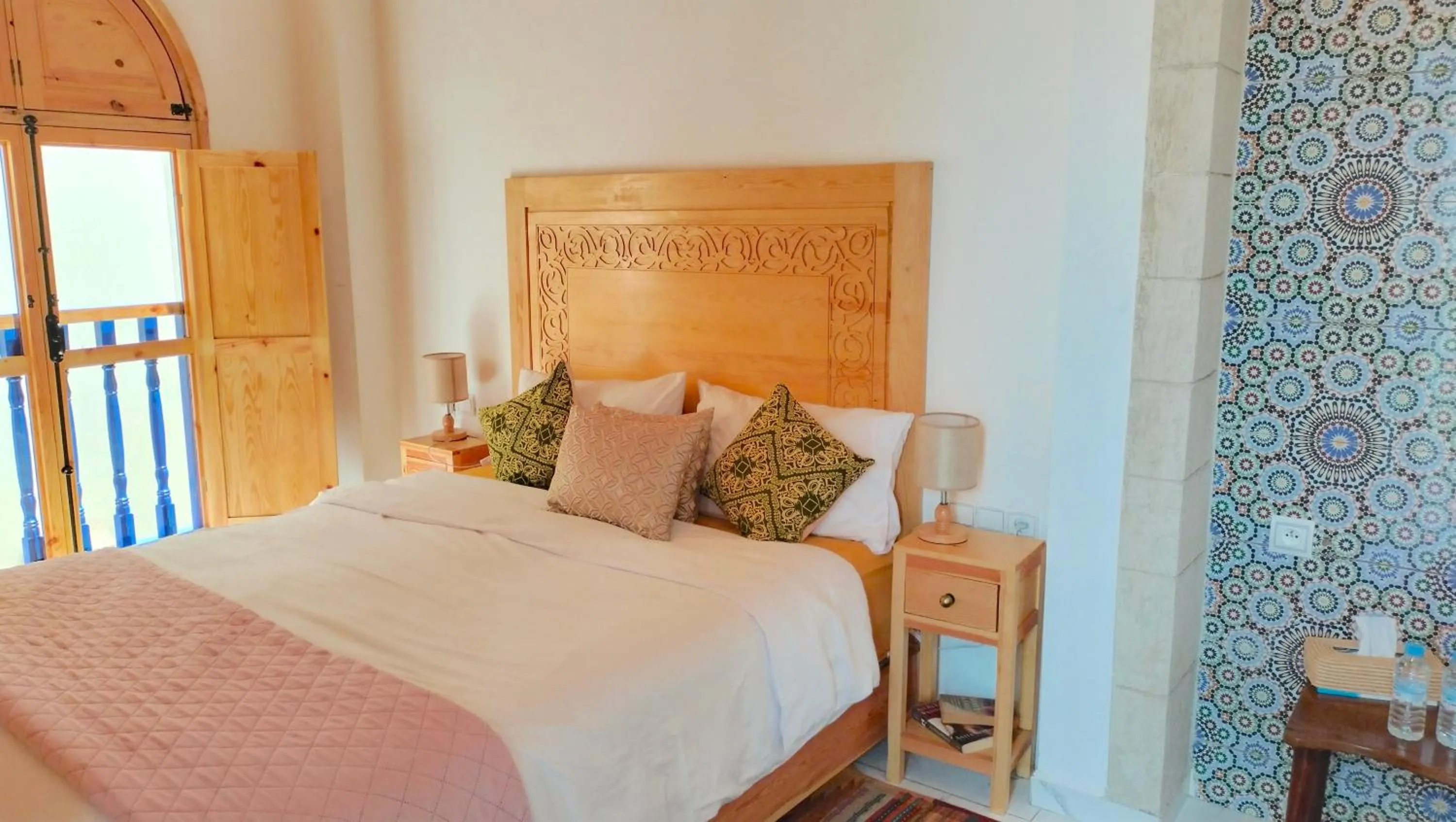 Bed in Riad Al Manara