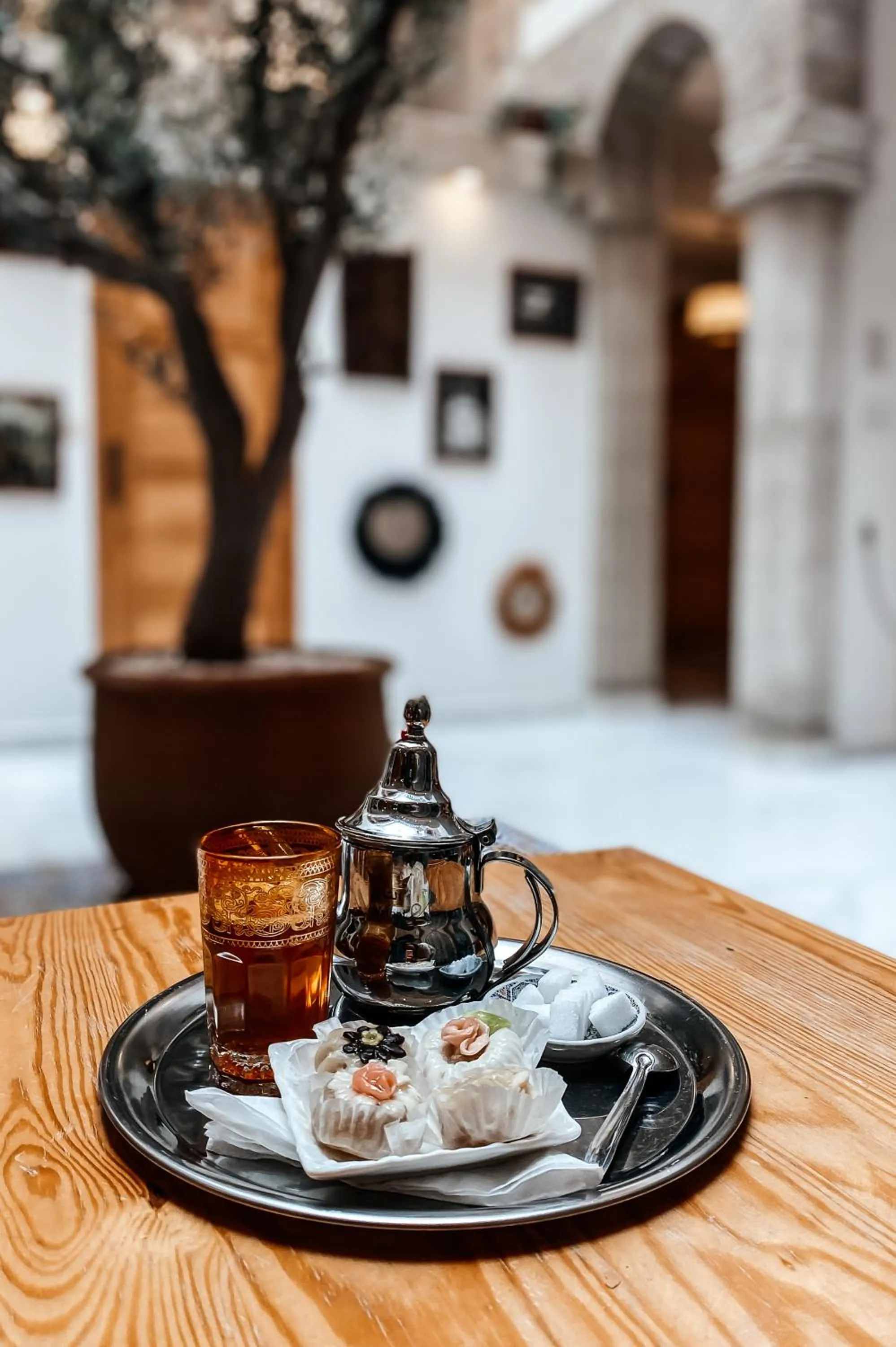 Decorative detail in Riad Al Manara