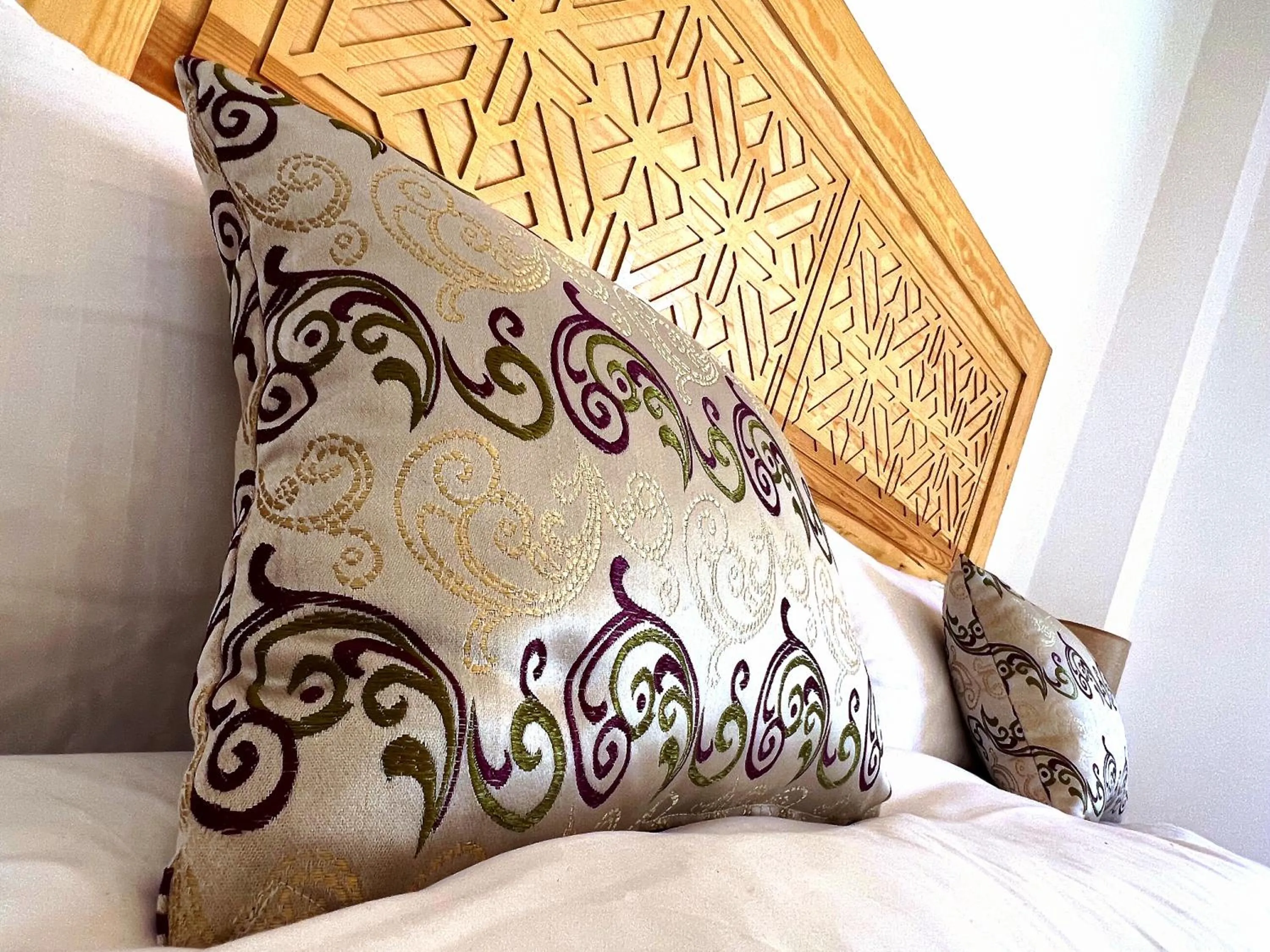 Bed in Riad Al Manara