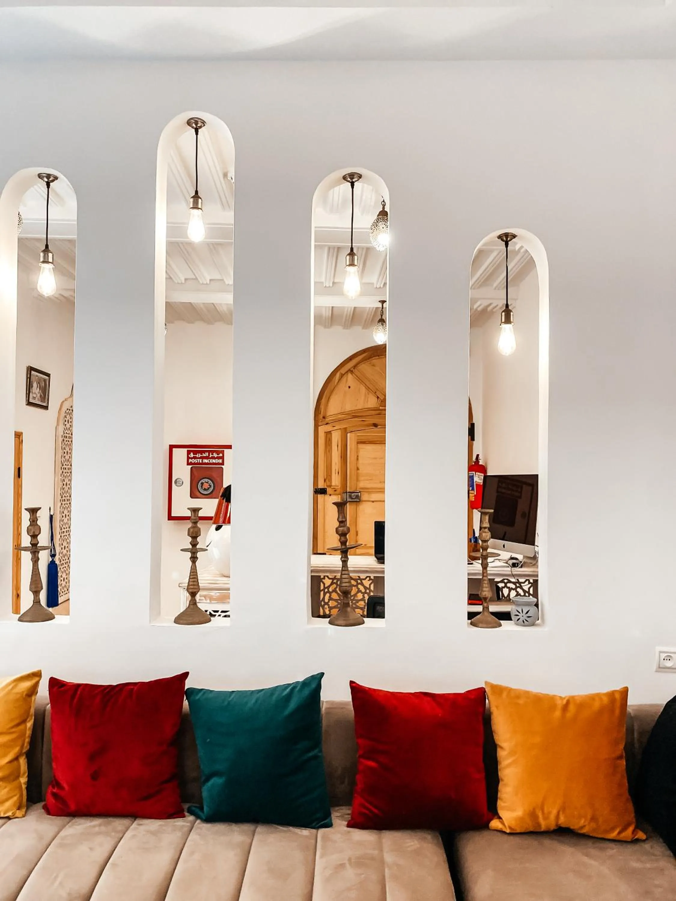 Communal lounge/ TV room in Riad Al Manara