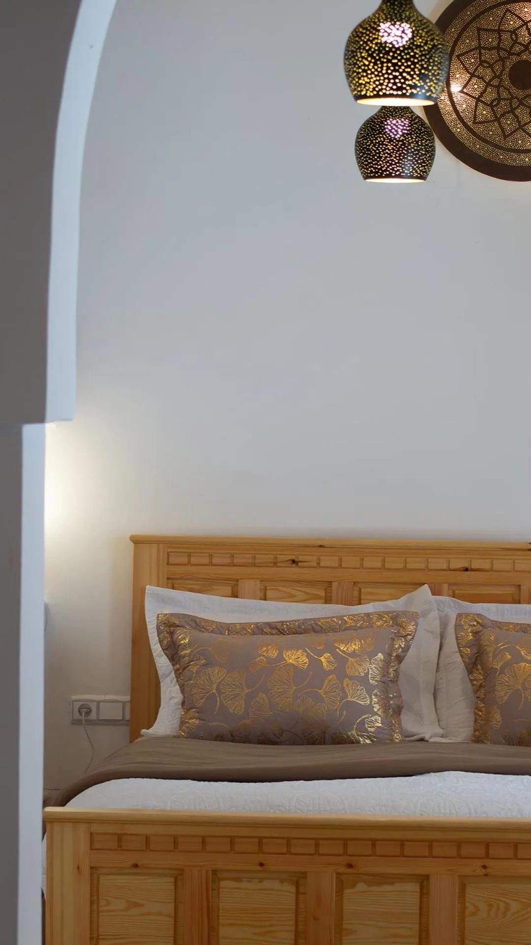 Bed in Riad Al Manara