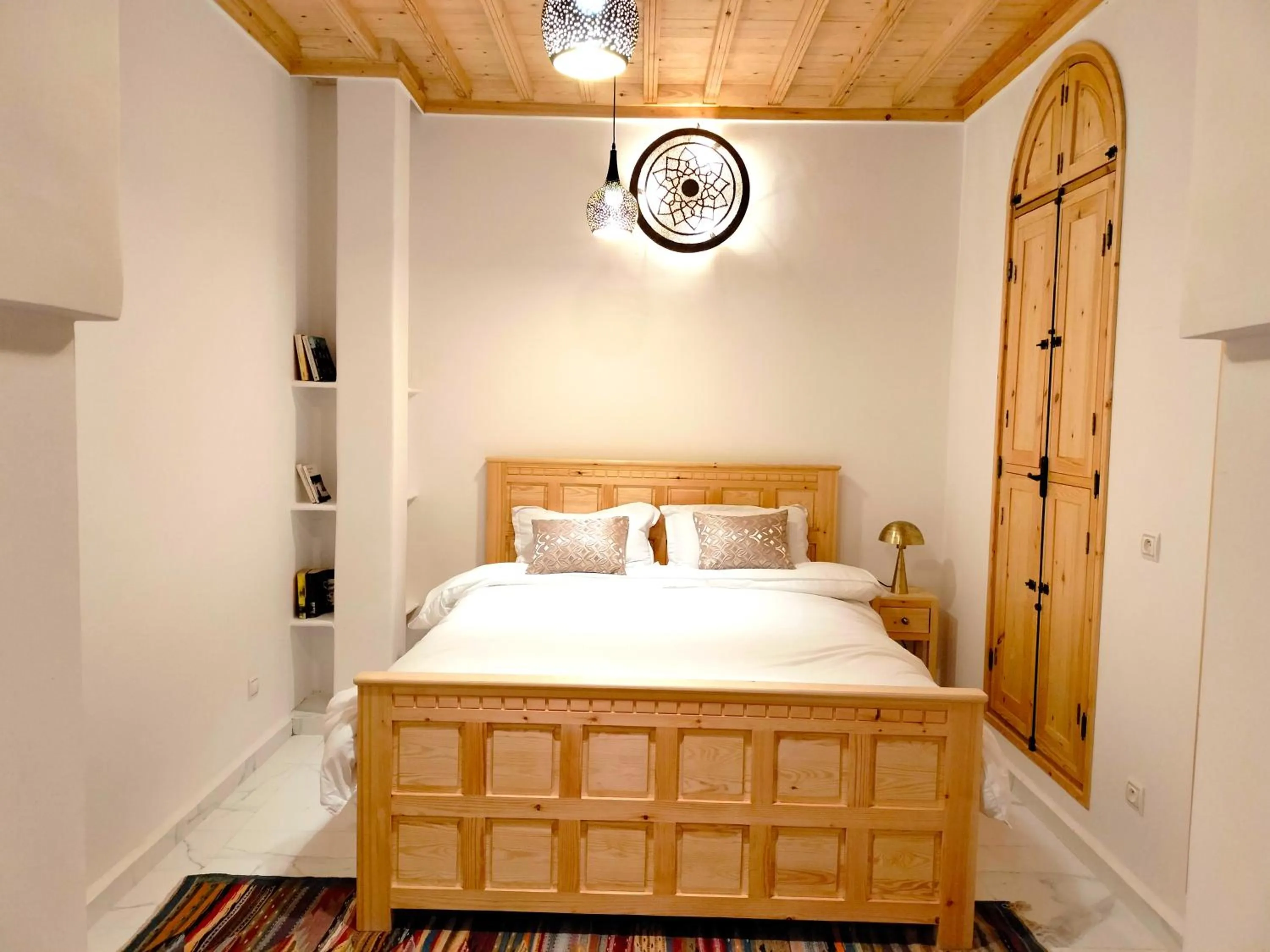 Bed in Riad Al Manara