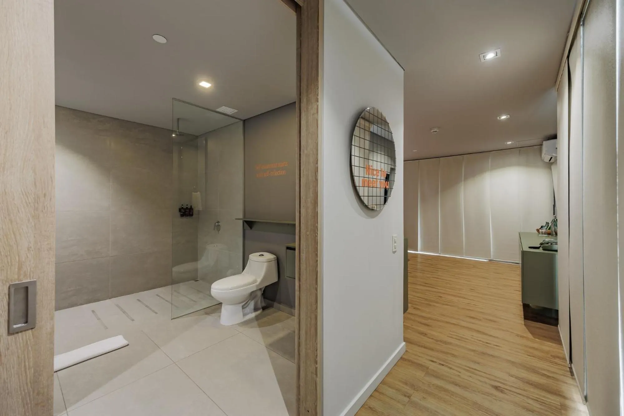 Bathroom in Versus Hotel