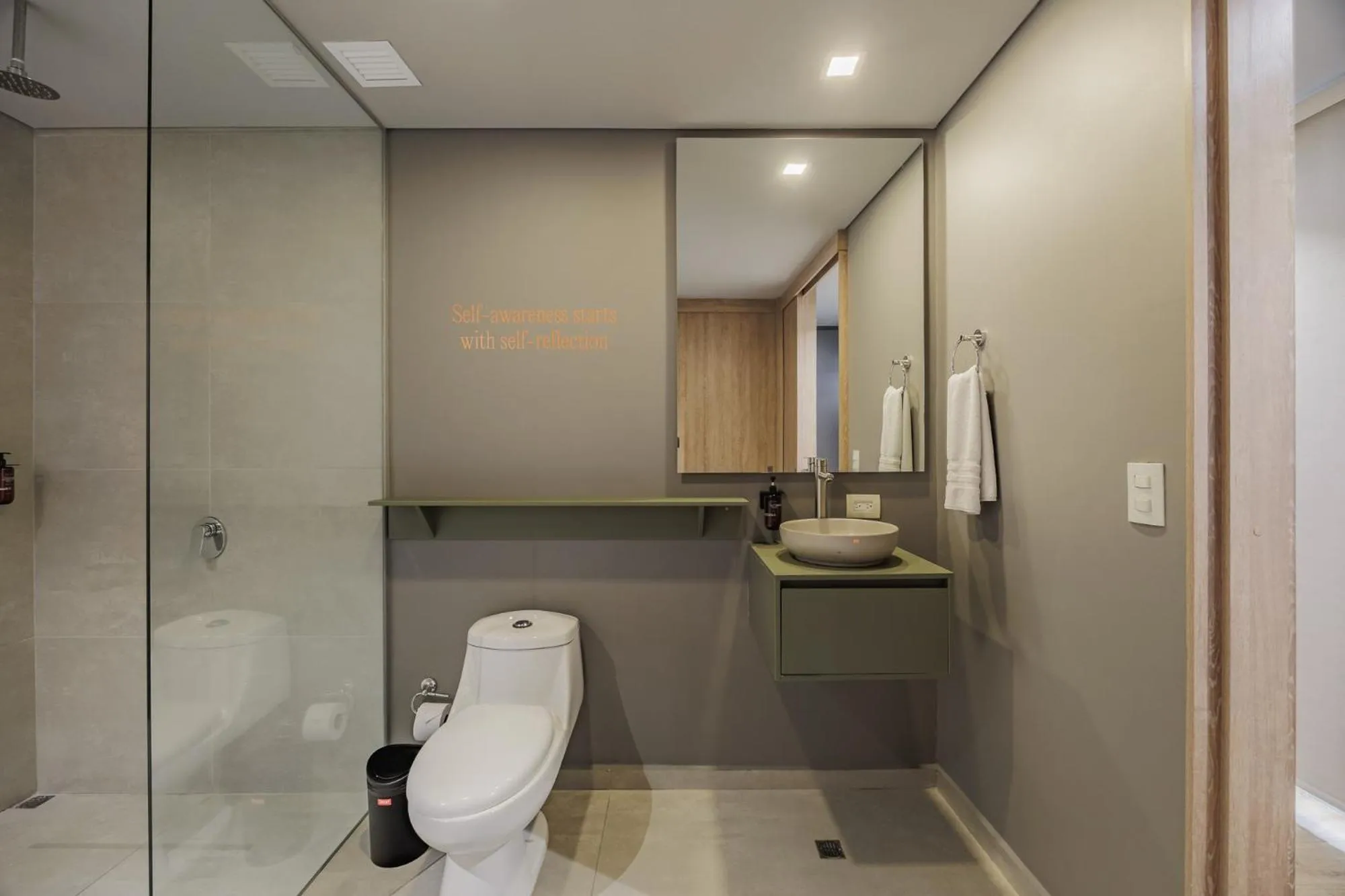 Bathroom in Versus Hotel