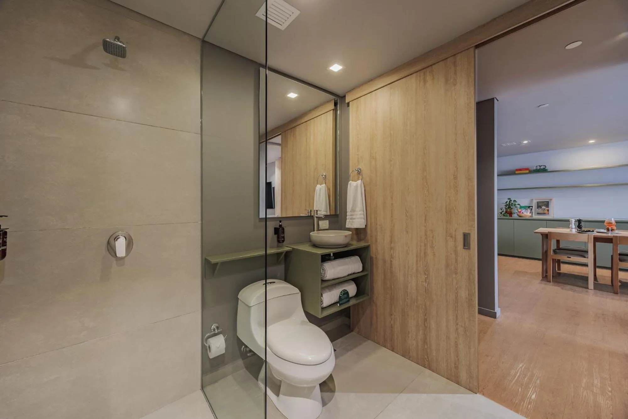 Bathroom in Versus Hotel