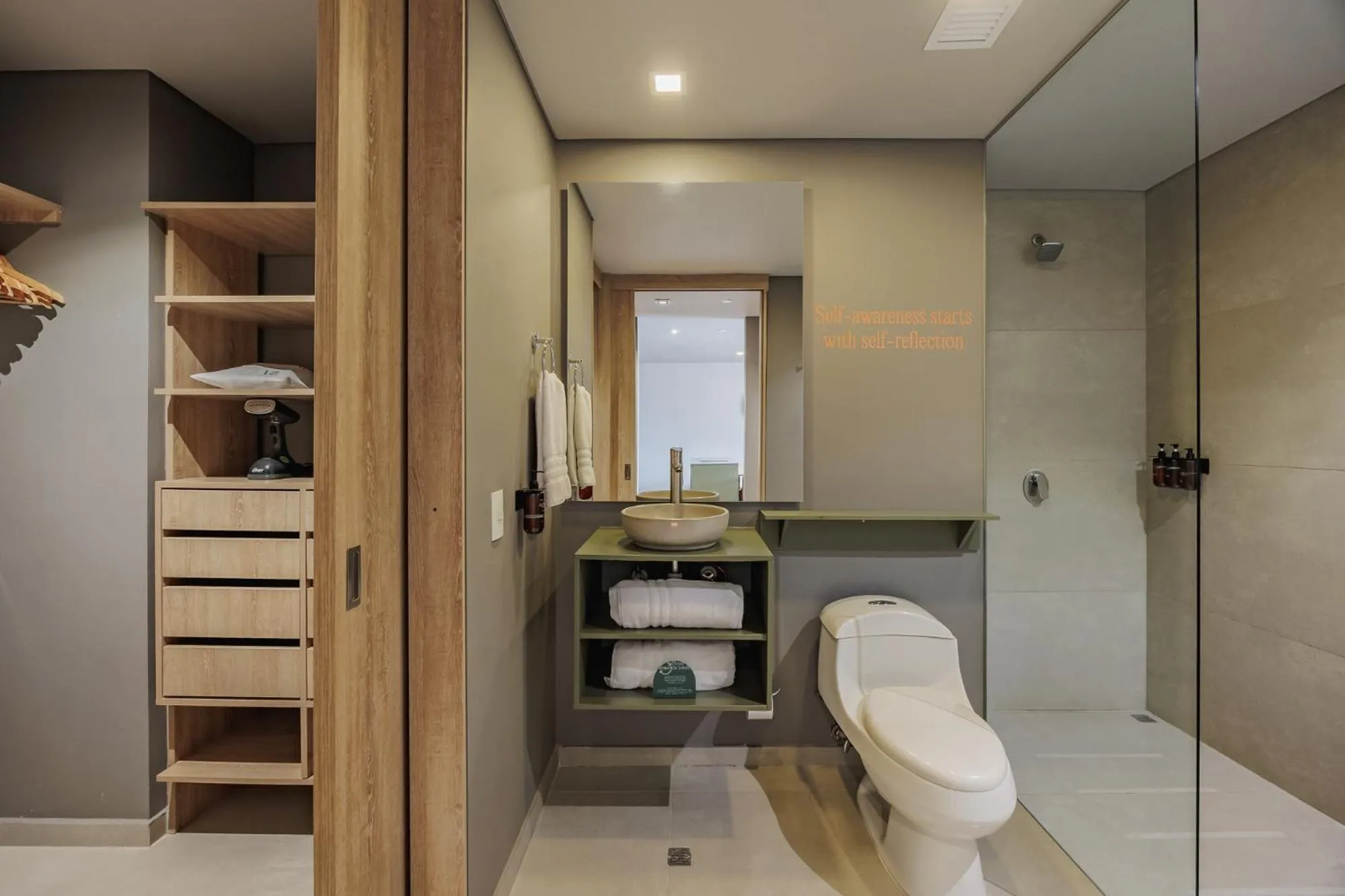 Bathroom in Versus Hotel