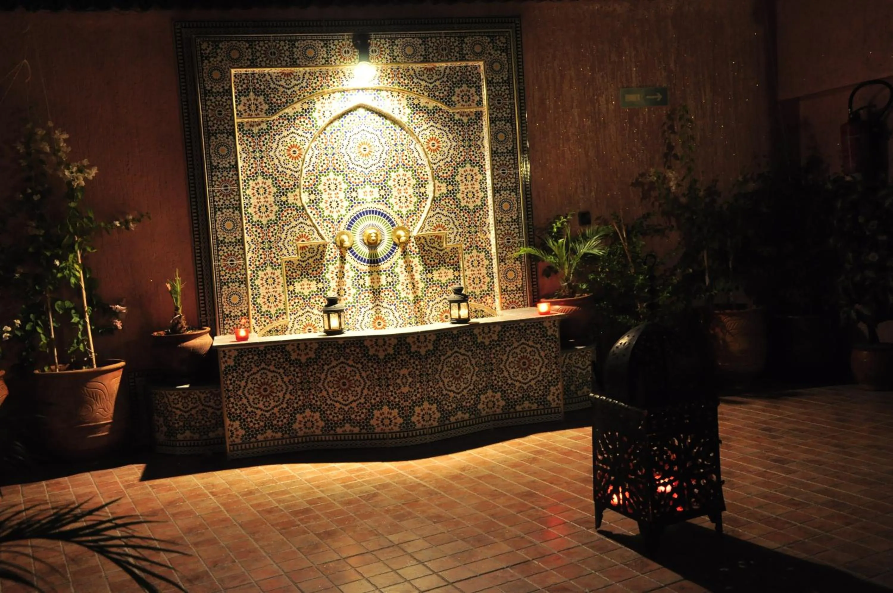 Decorative detail in Dar Aliane