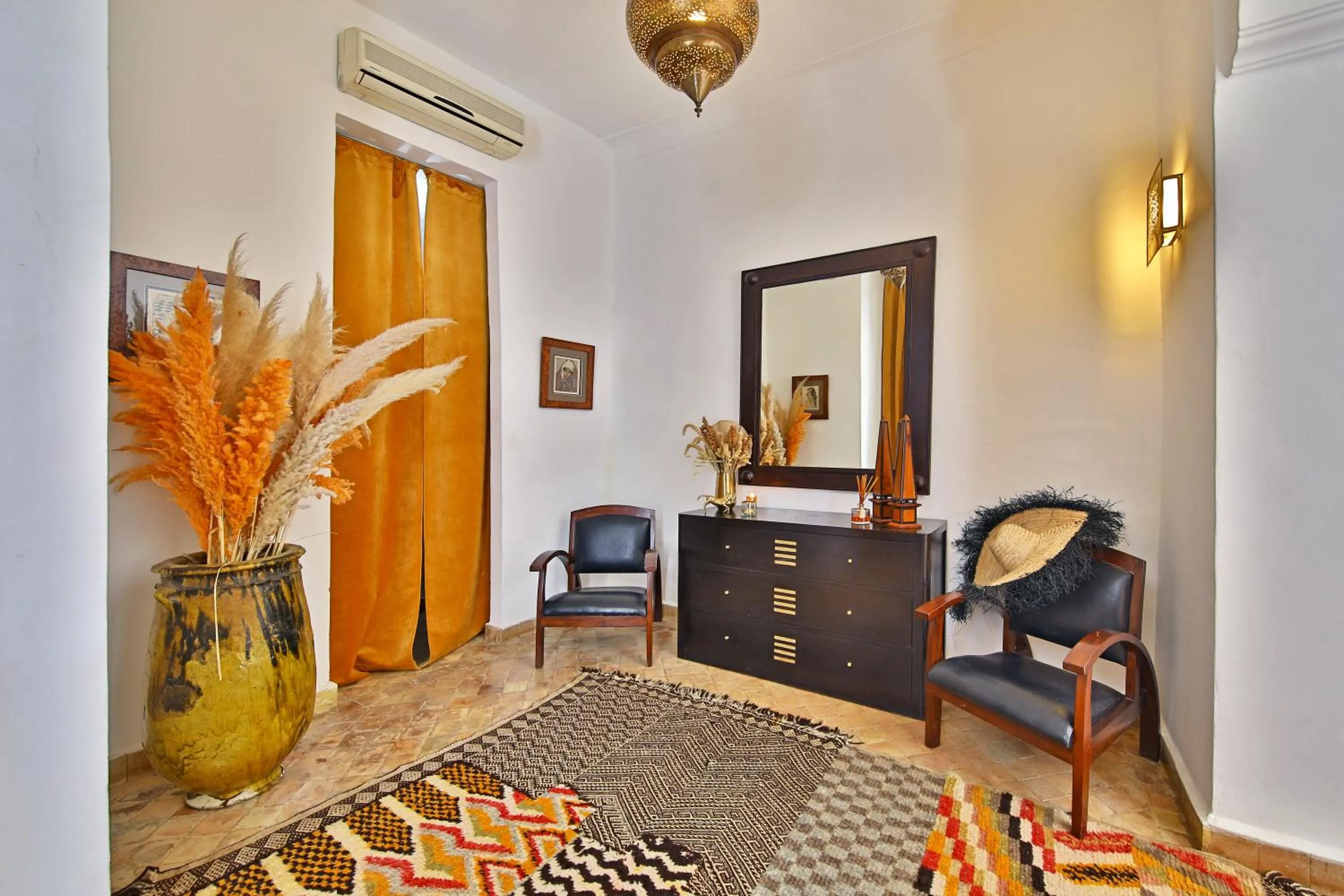 Seating area in Riad Anyssates