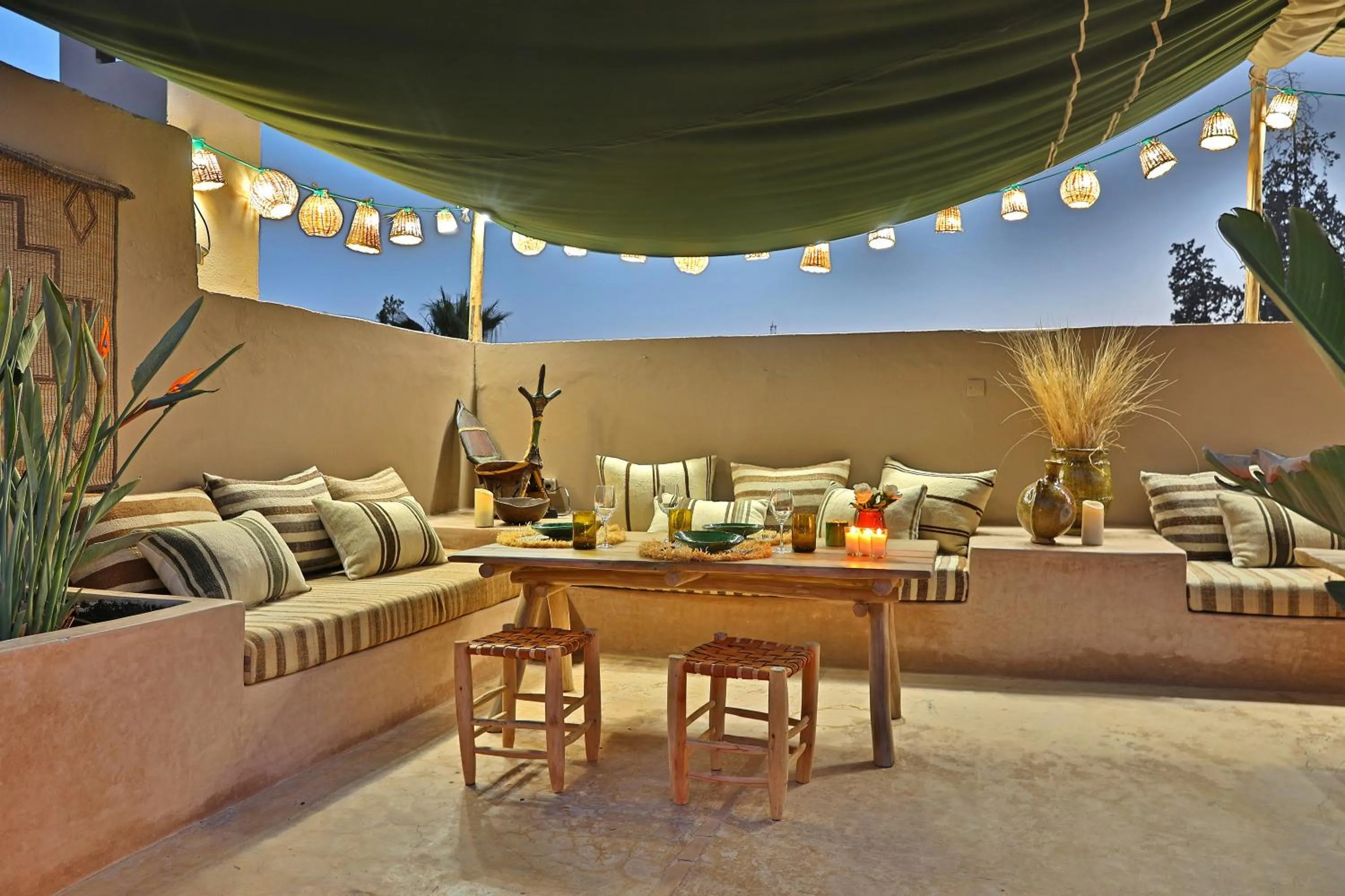 Patio in Riad Anyssates