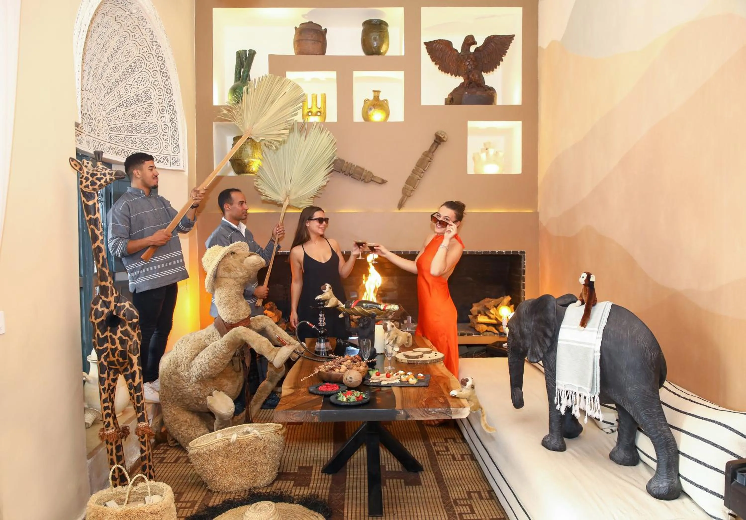 Living room in Riad Anyssates