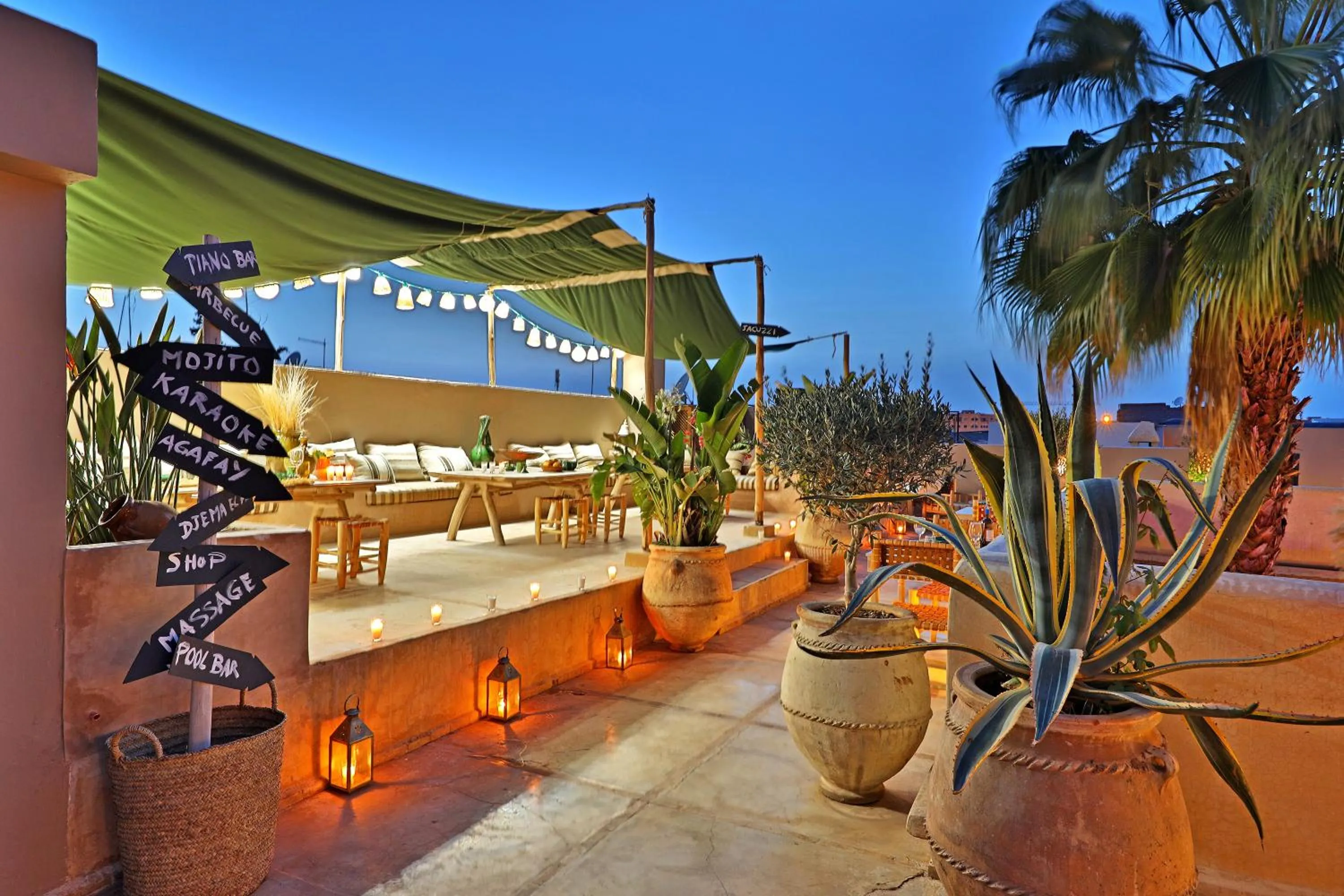 Patio in Riad Anyssates