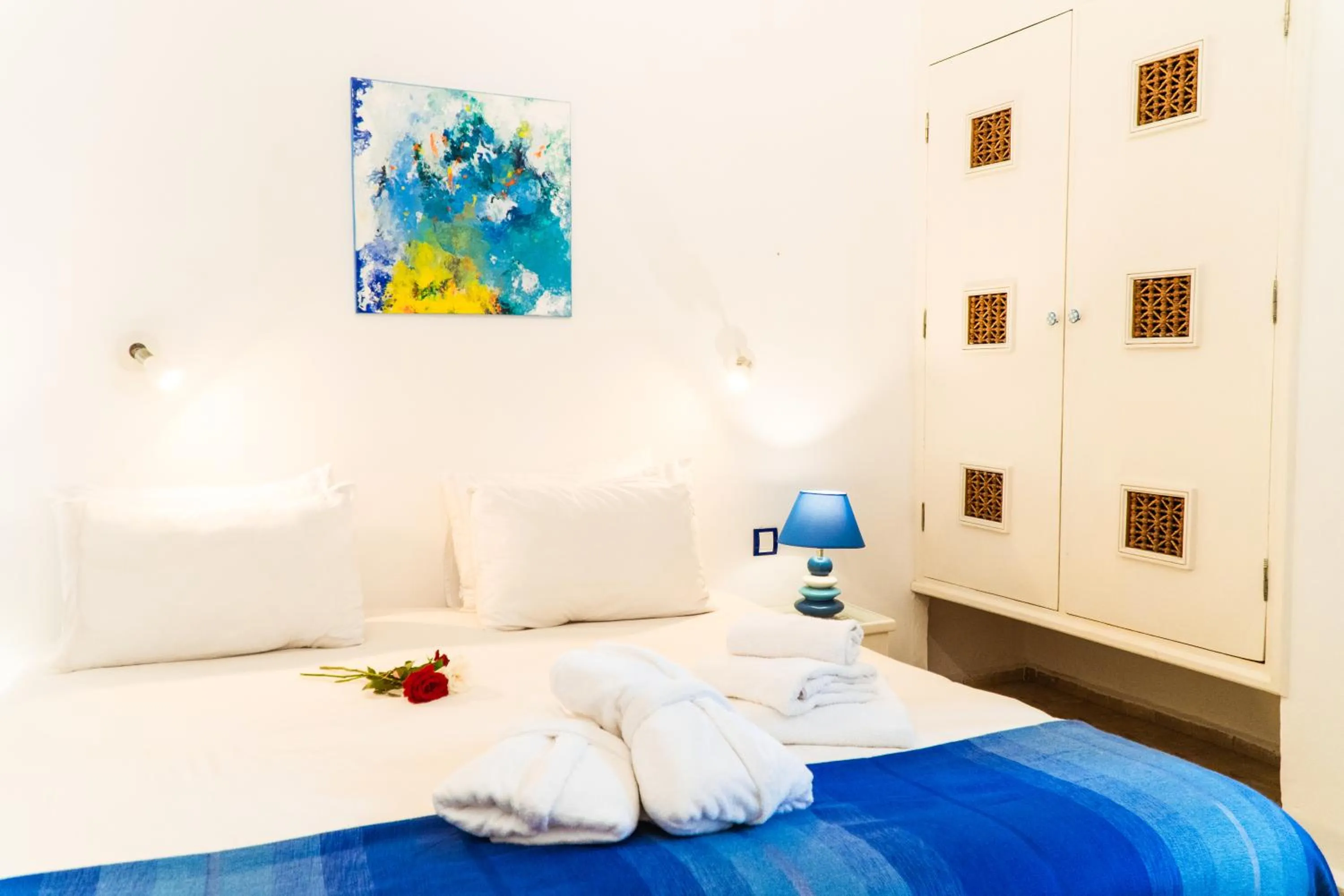 Bed in Dar Liouba Hotel