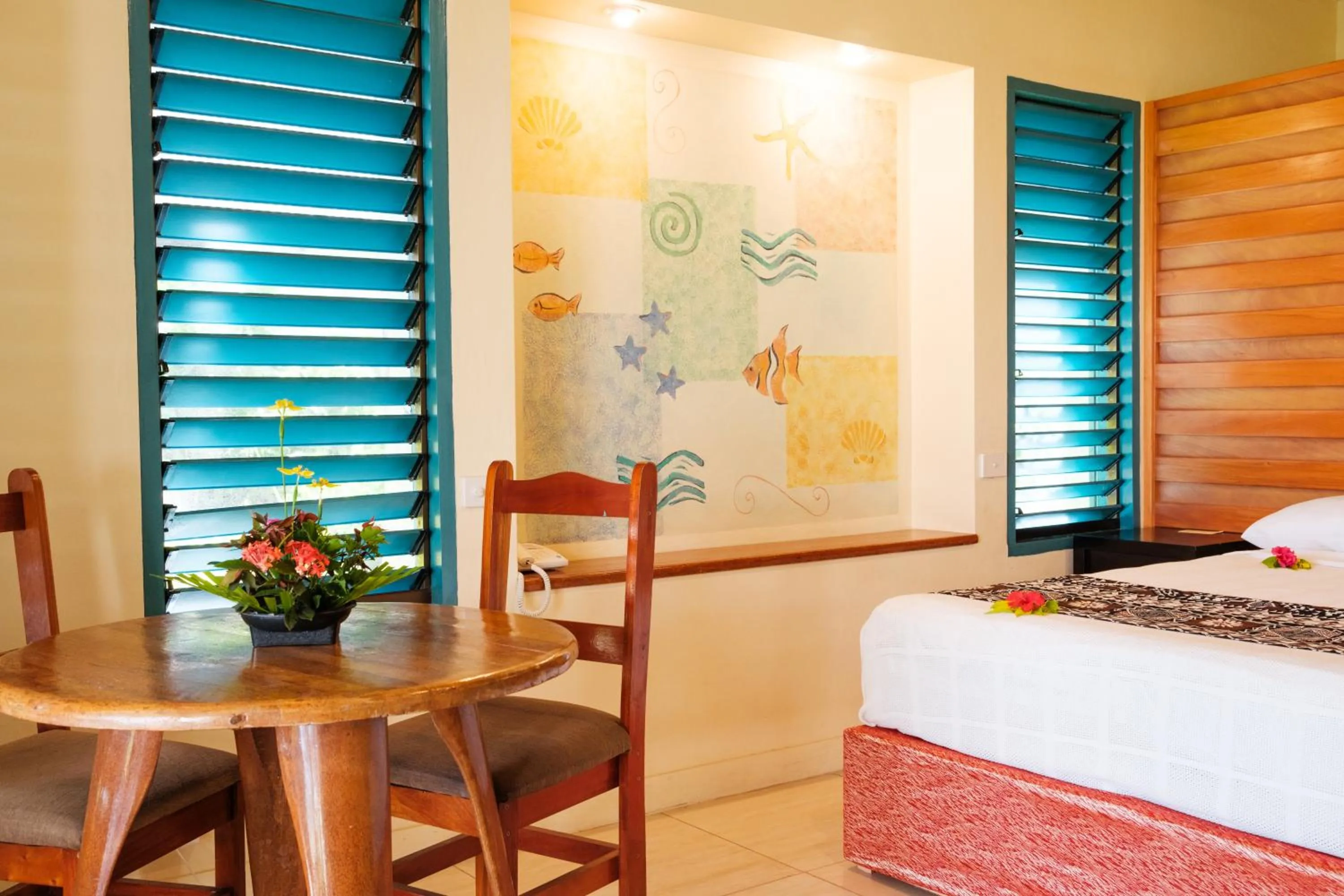 Bed in Fiji Hideaway Resort & Spa