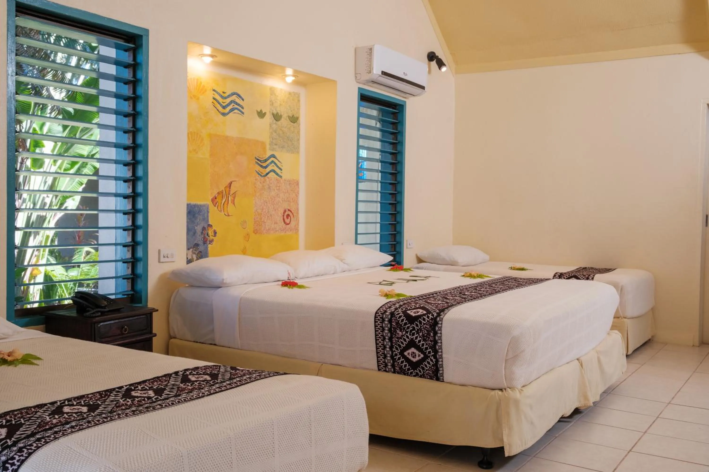 Bed in Fiji Hideaway Resort & Spa