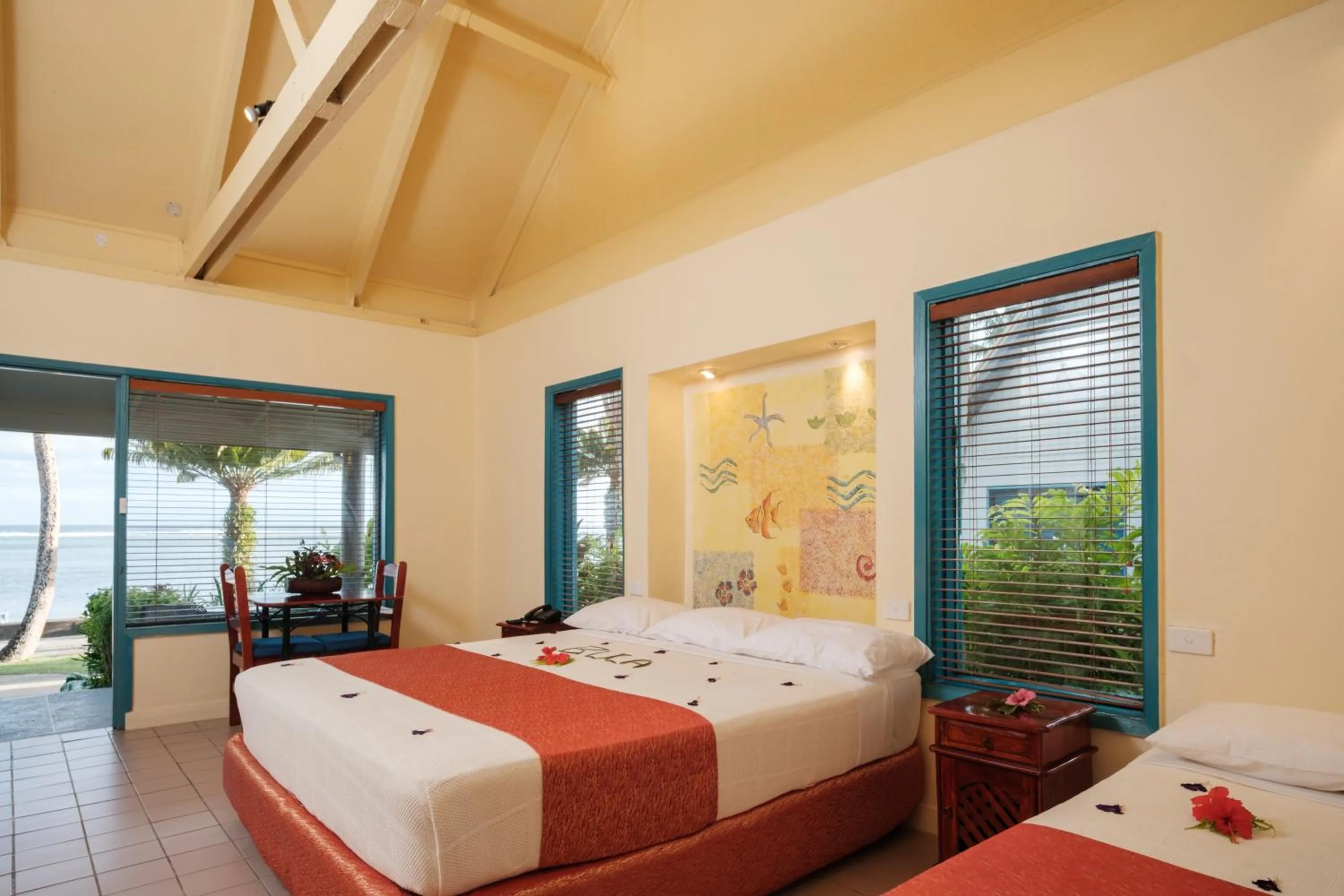 Bed in Fiji Hideaway Resort & Spa