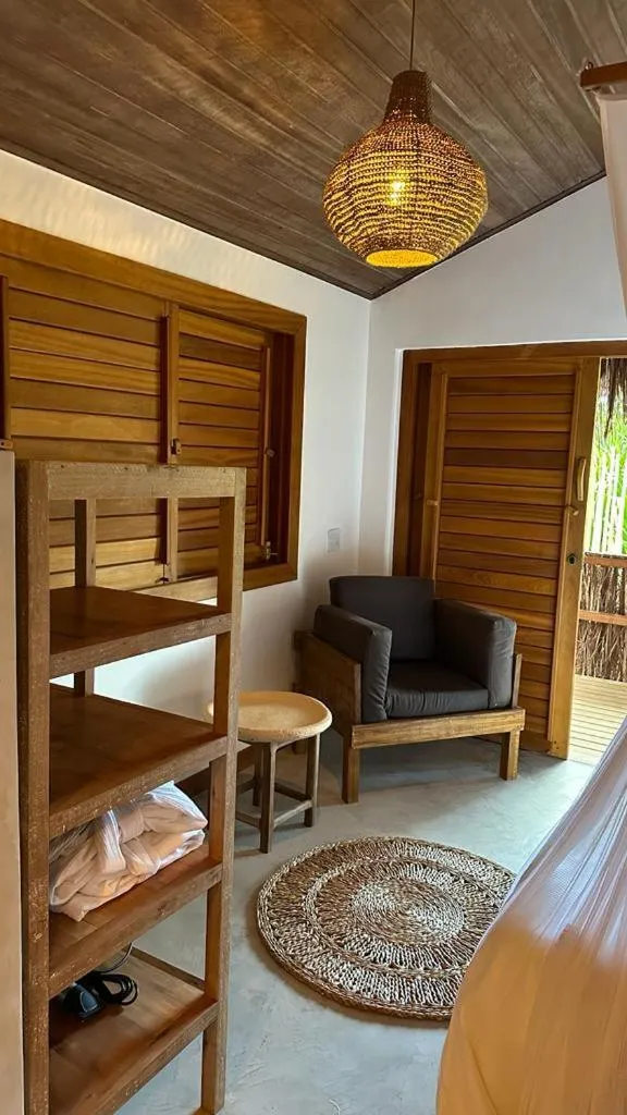 Bed in Pousada Hayo Pé na Areia