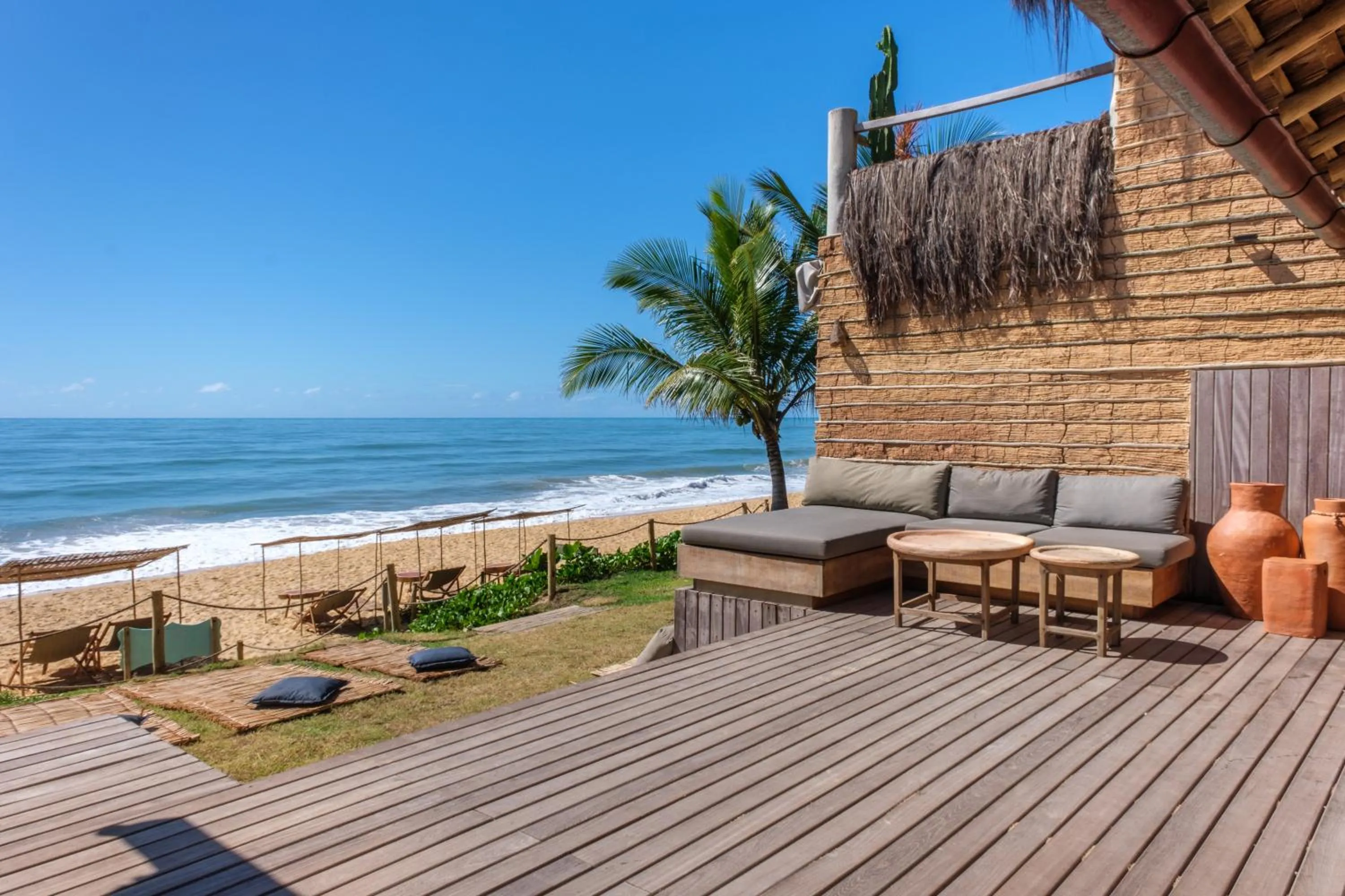 Lounge or bar in Pousada Hayo Pé na Areia