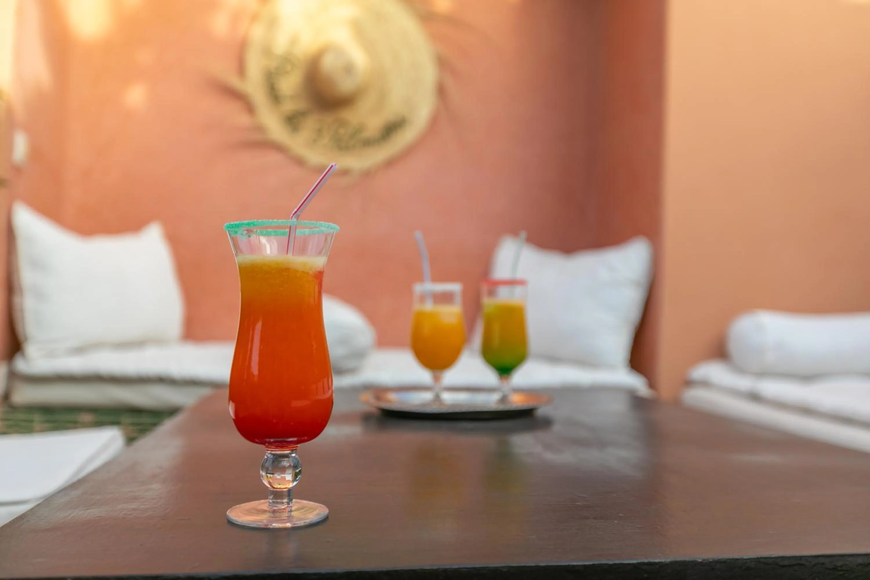 Food and drinks in Riad Les Trois Palmiers El Bacha