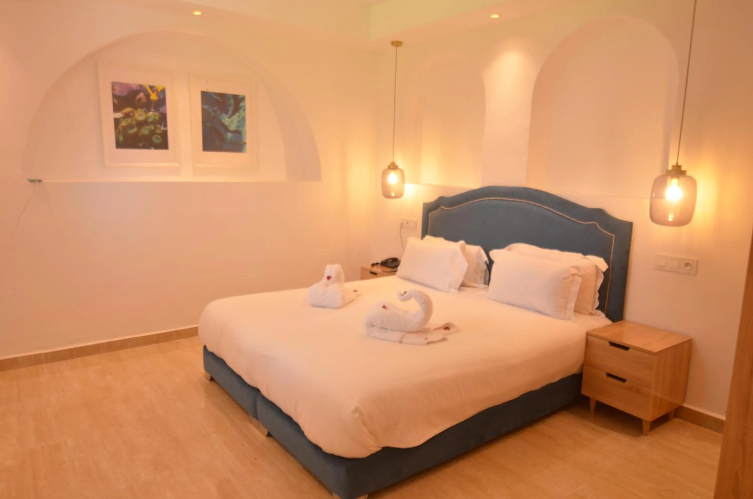 Bed in Hôtel Océan Vagabond