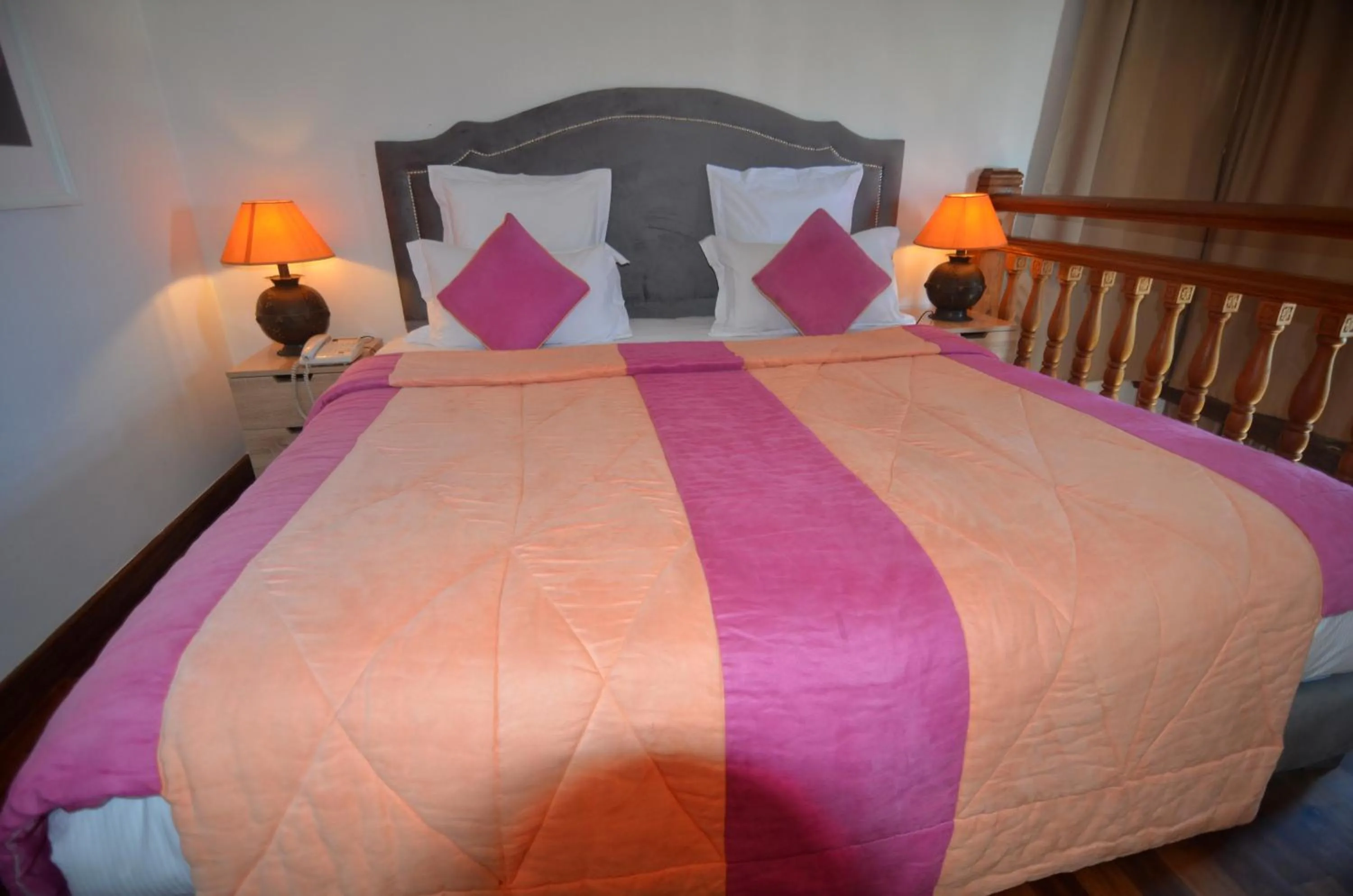 Bed in Hôtel Océan Vagabond