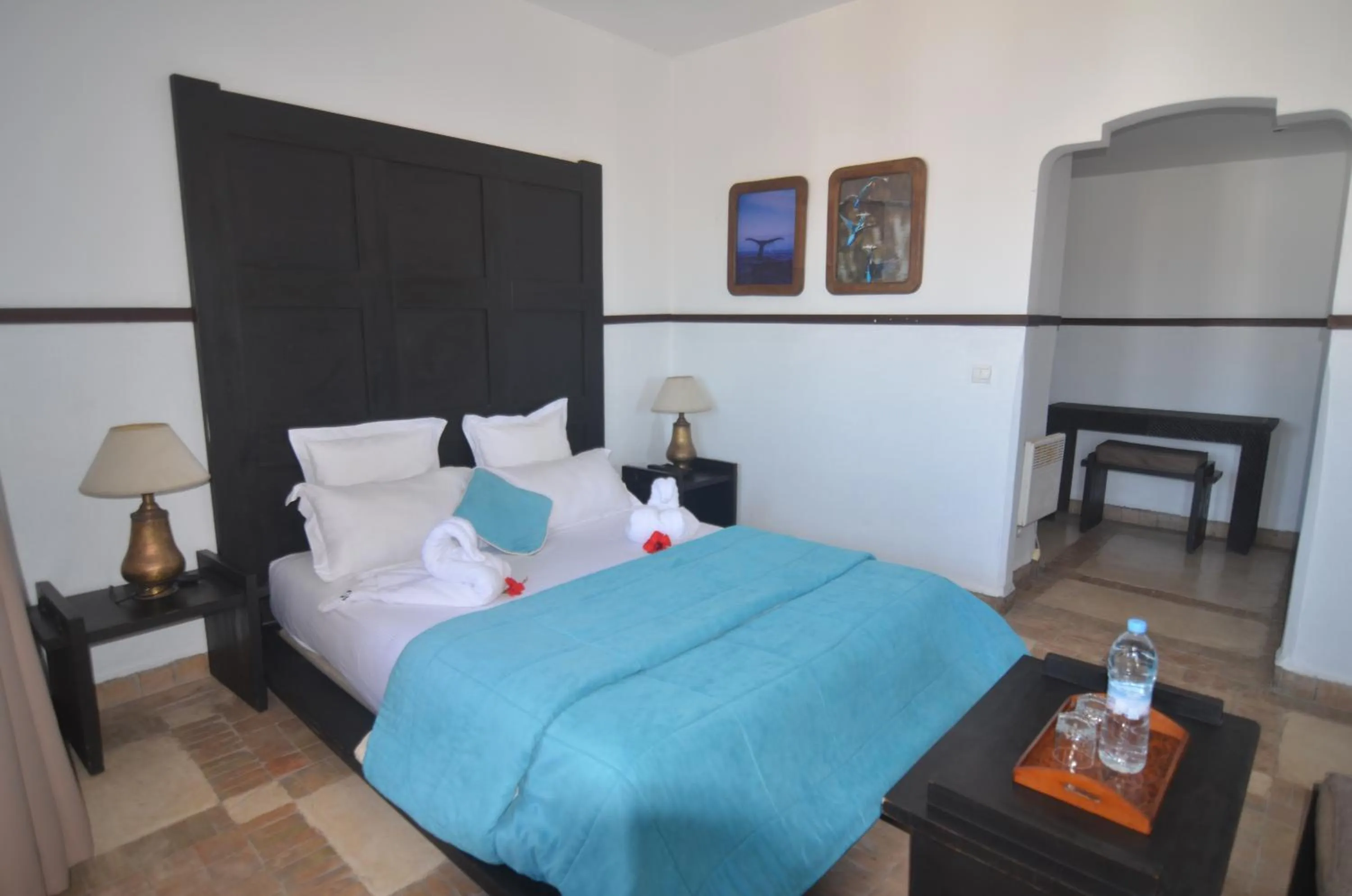 Bed in Hôtel Océan Vagabond