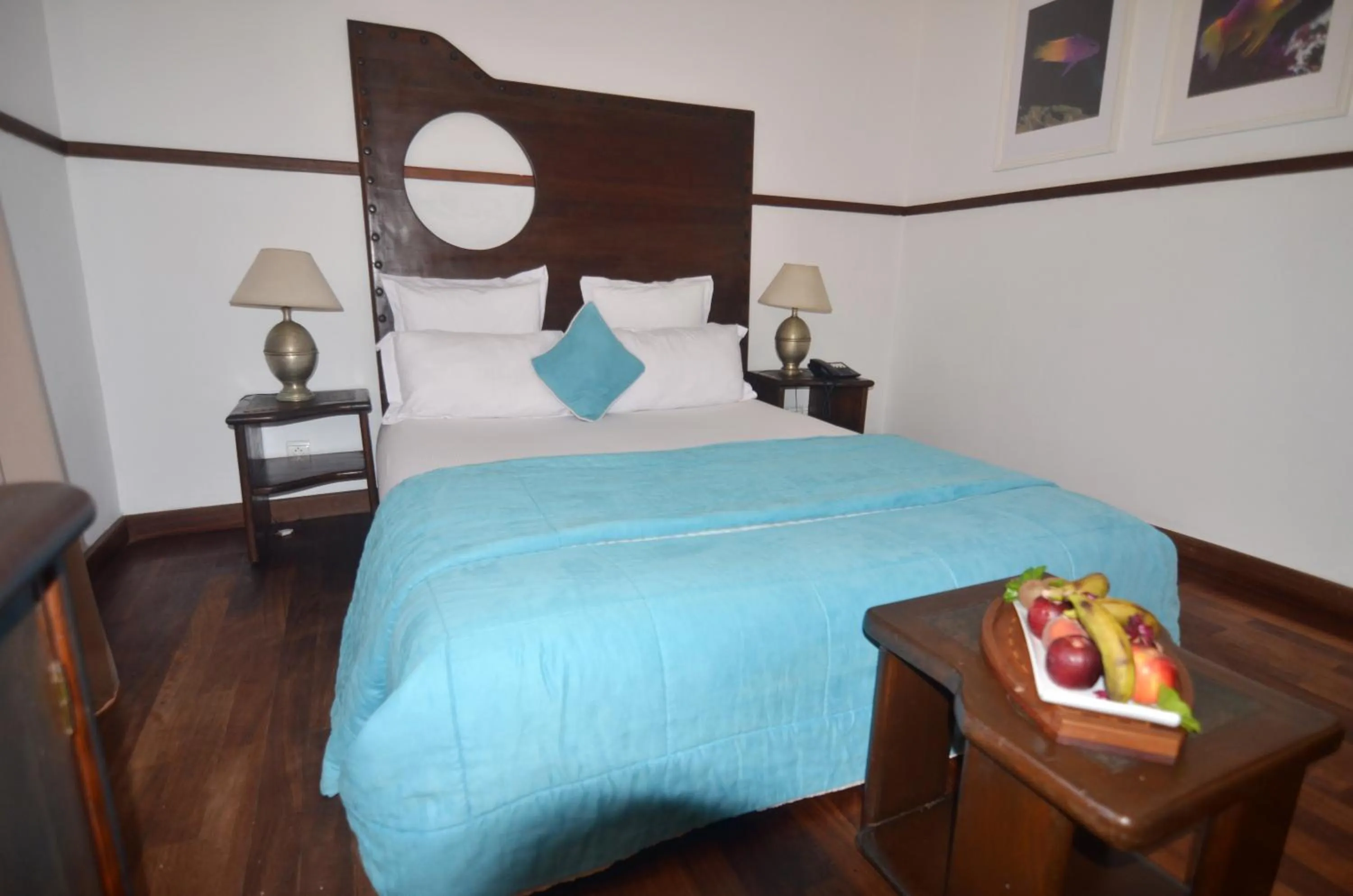 Bed in Hôtel Océan Vagabond