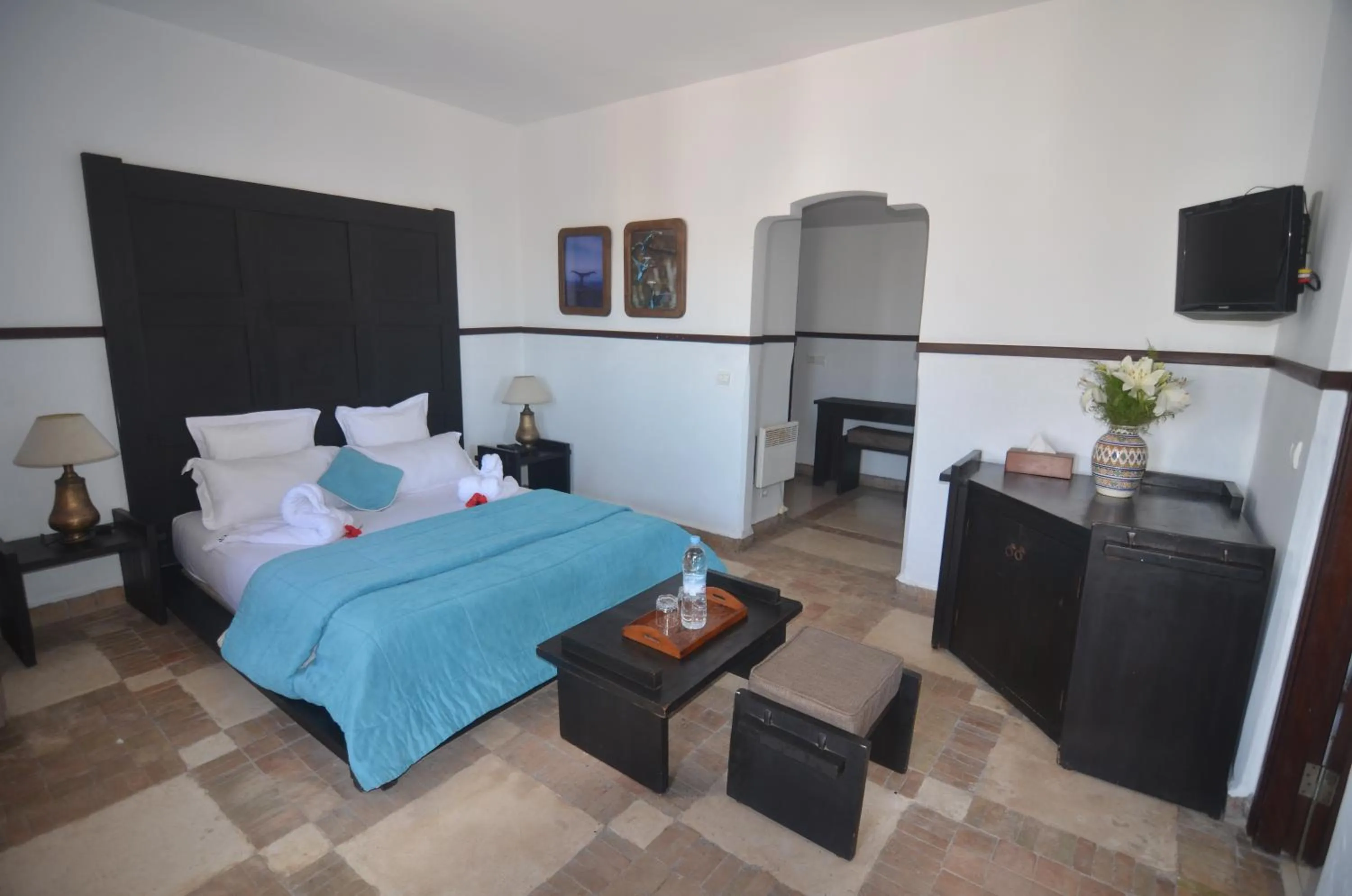 Bed in Hôtel Océan Vagabond