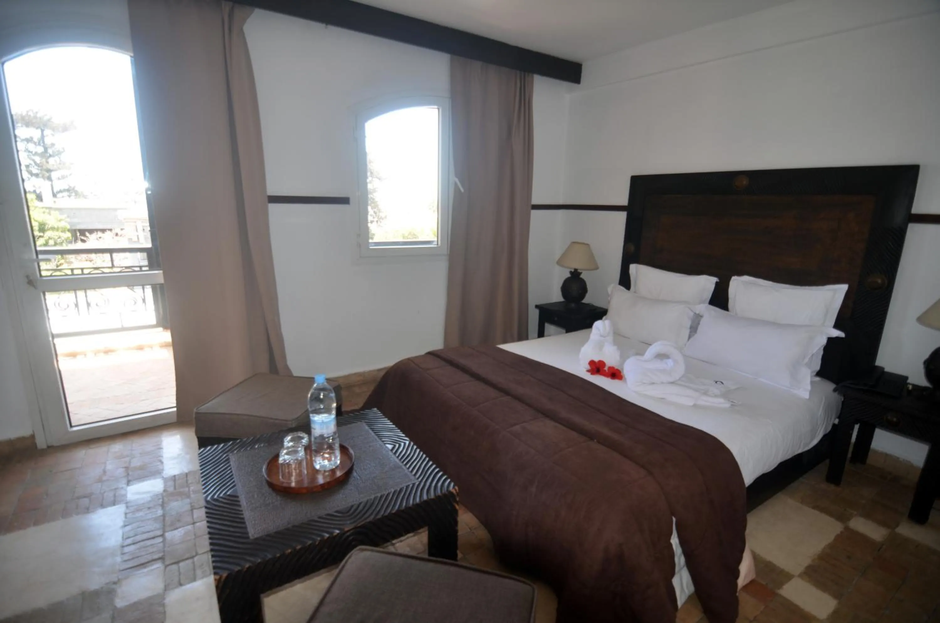 Bed in Hôtel Océan Vagabond