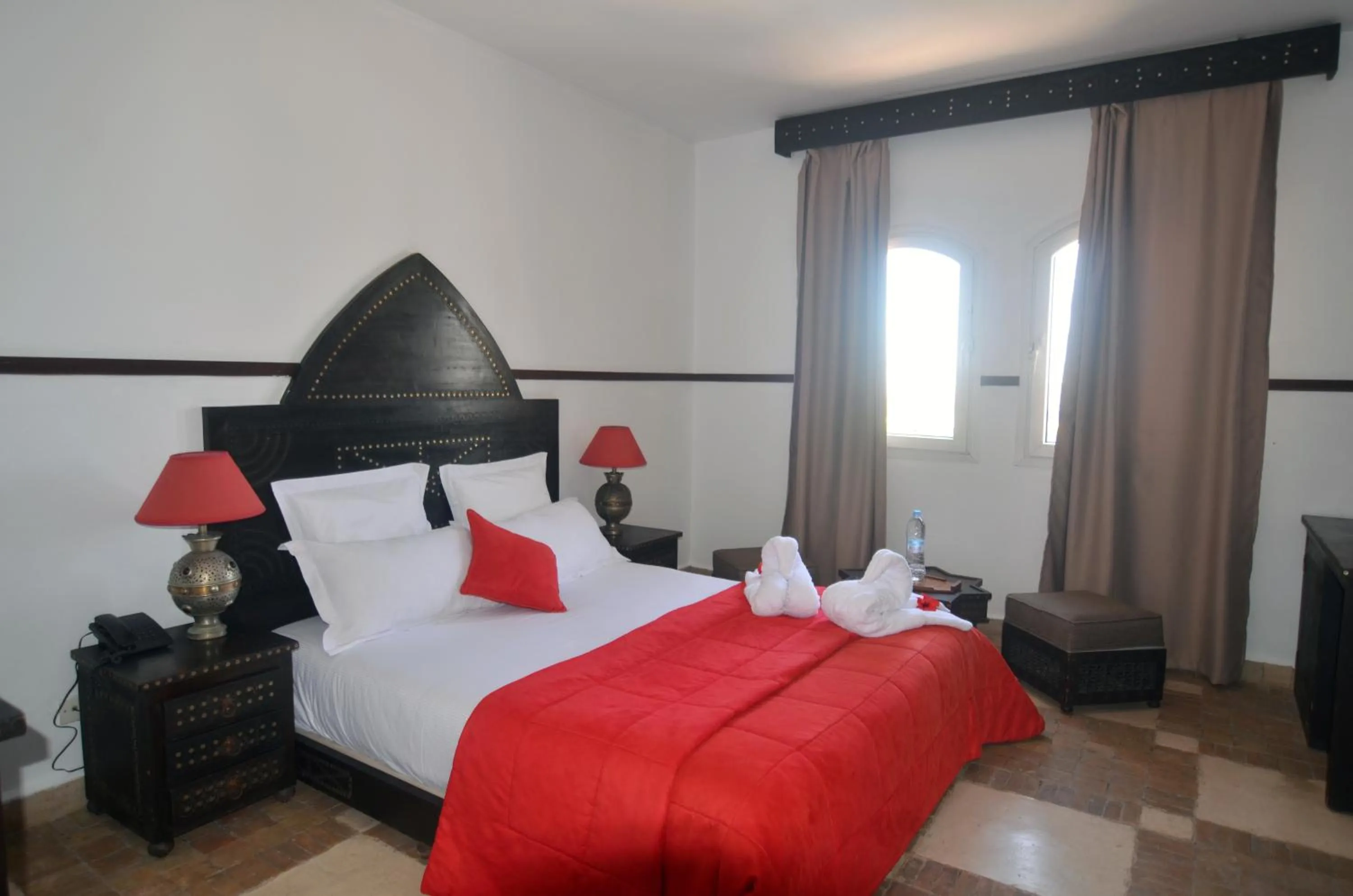 Bed in Hôtel Océan Vagabond