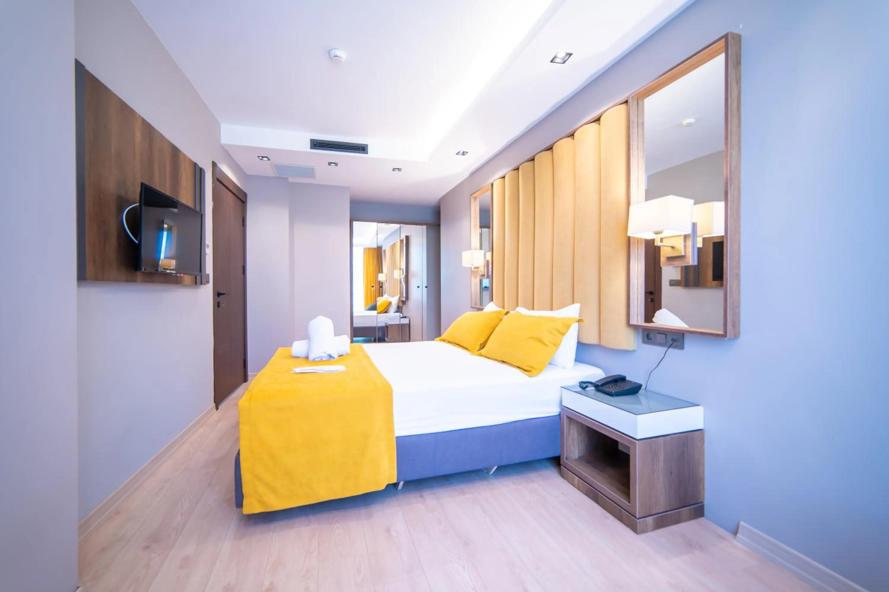 TV and multimedia, Bed in Garden Room Suit Hotel