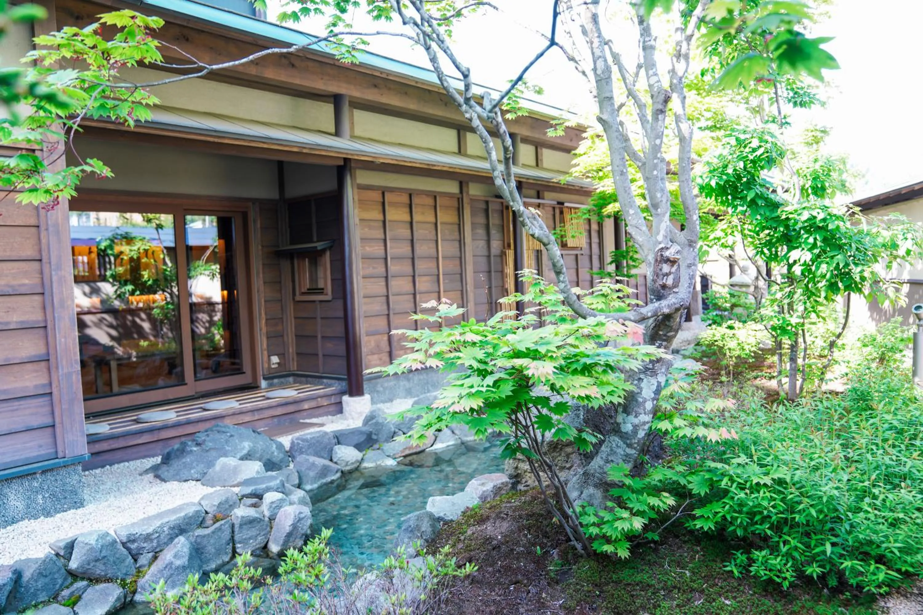 Garden in Jozankei Onsen Yurakusoan