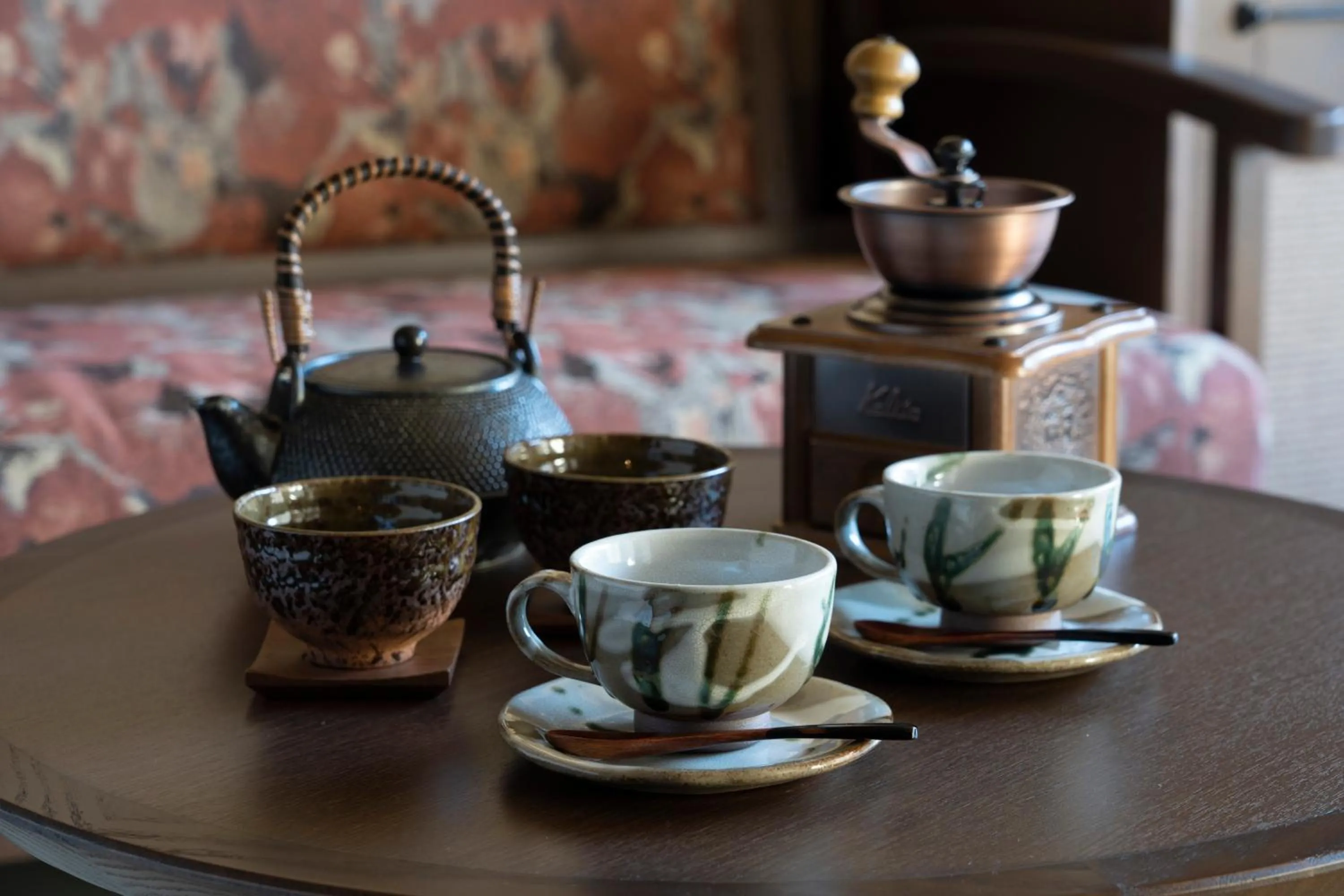 Coffee/tea facilities in Jozankei Onsen Yurakusoan