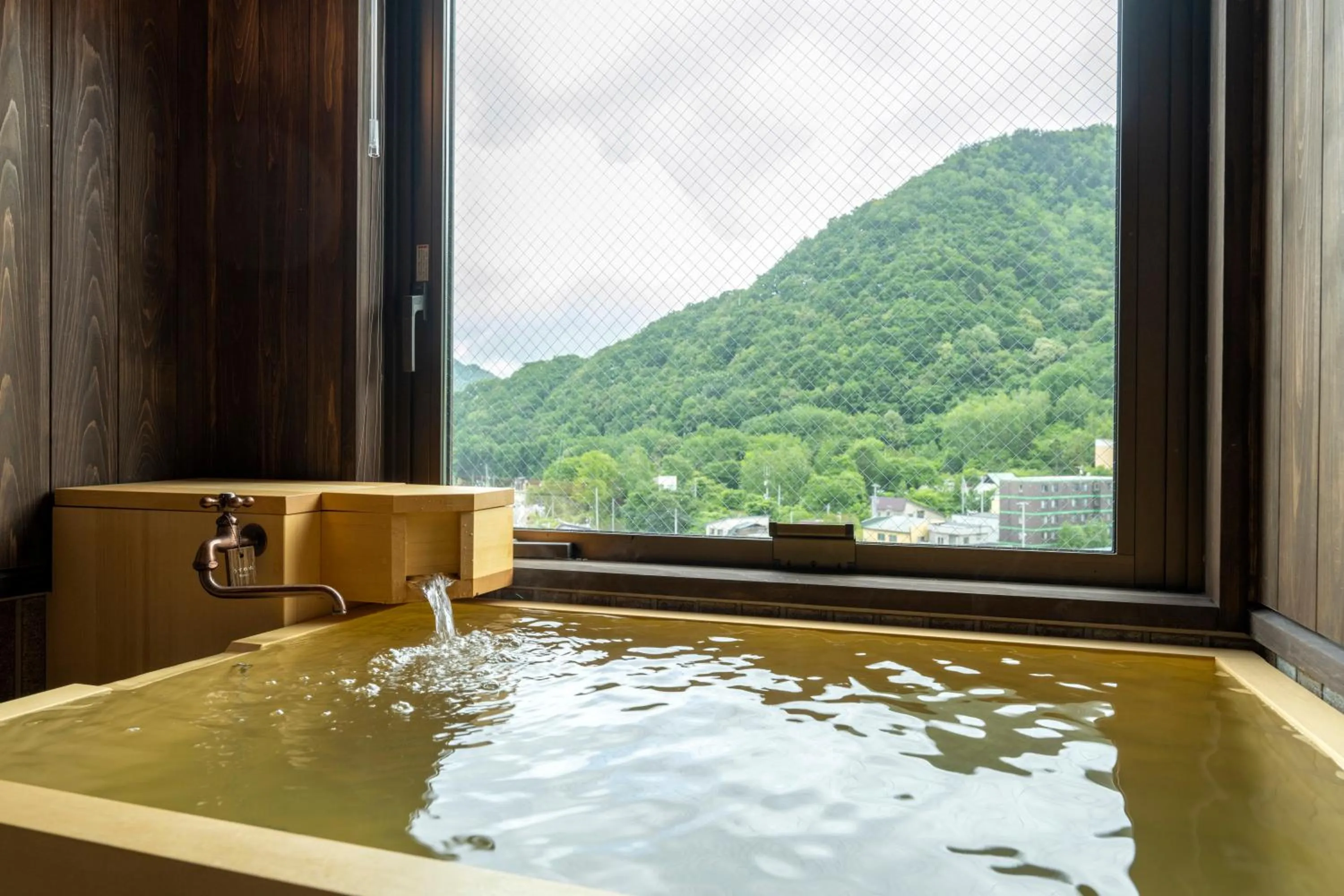 Natural landscape in Jozankei Onsen Yurakusoan