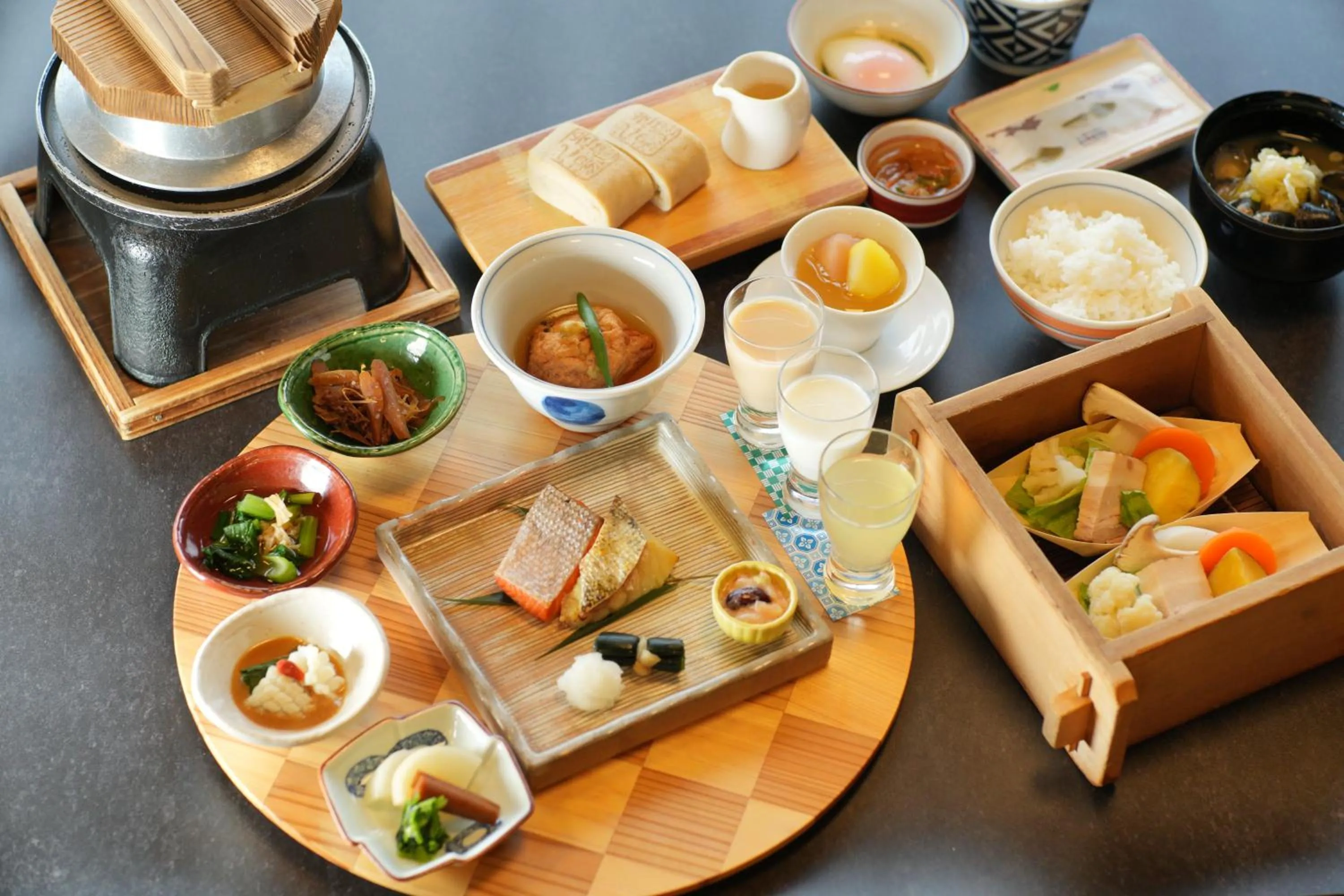 Food and drinks in Jozankei Onsen Yurakusoan