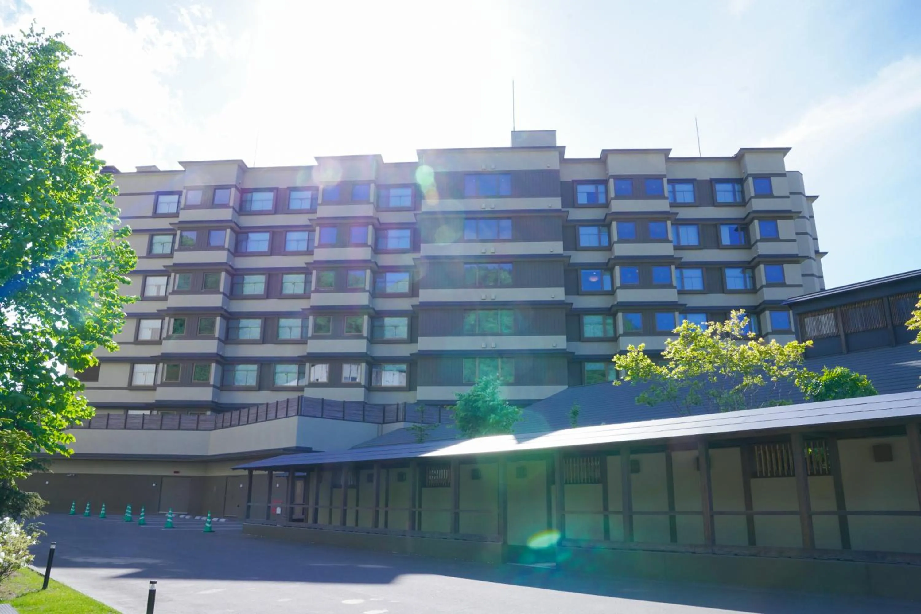 Property building in Jozankei Onsen Yurakusoan