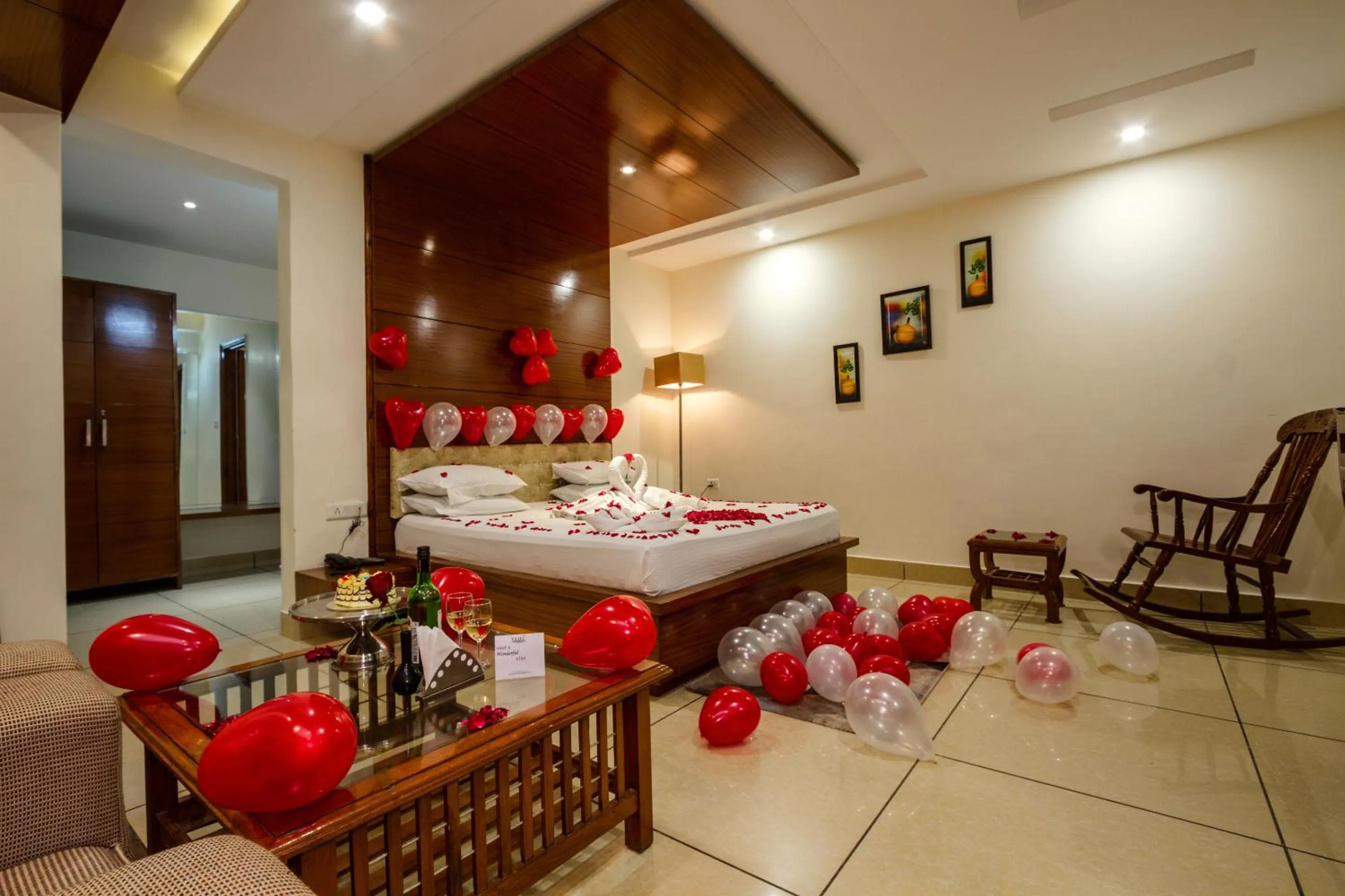 Bed in Vaayu Resorts And Spa