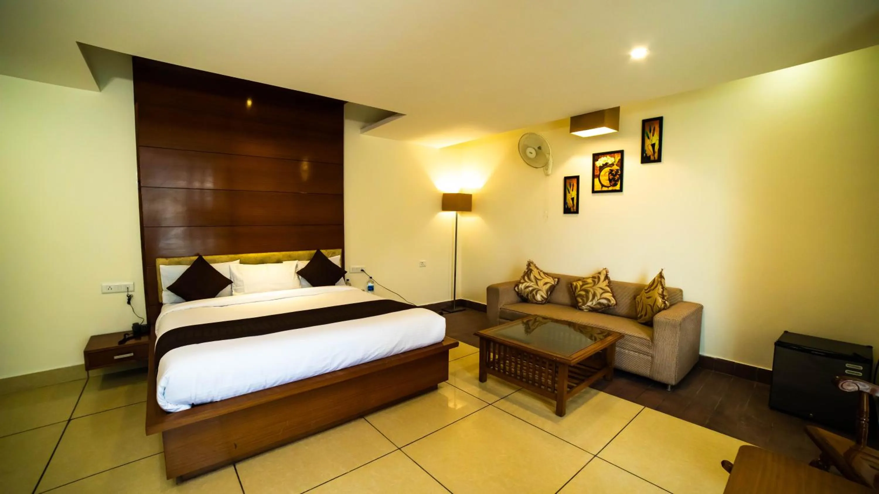 Bed in Vaayu Resorts And Spa