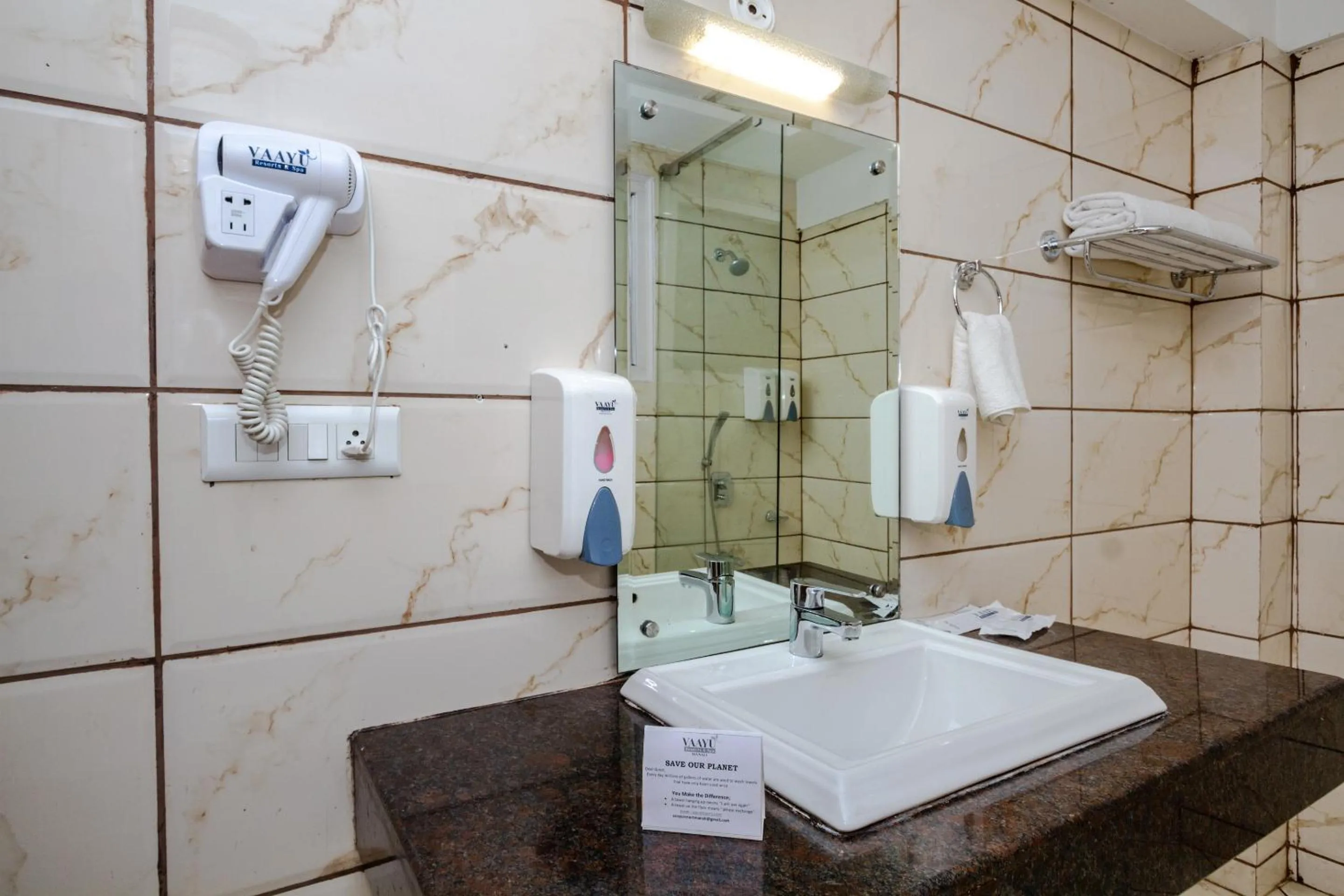 Bathroom in Vaayu Resorts And Spa