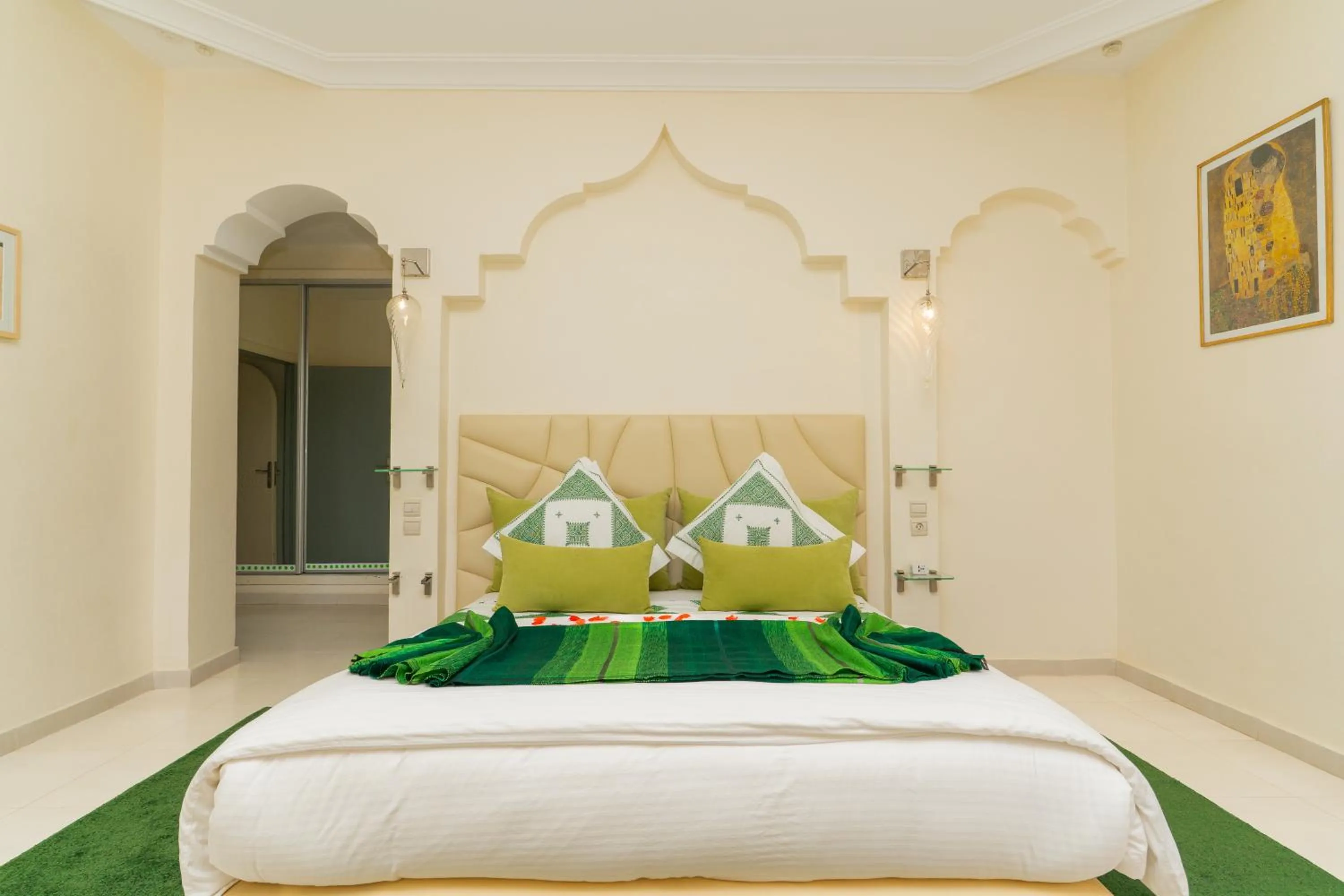 Bedroom, Bed in Palais les sources de l'atlas, Padel & spa