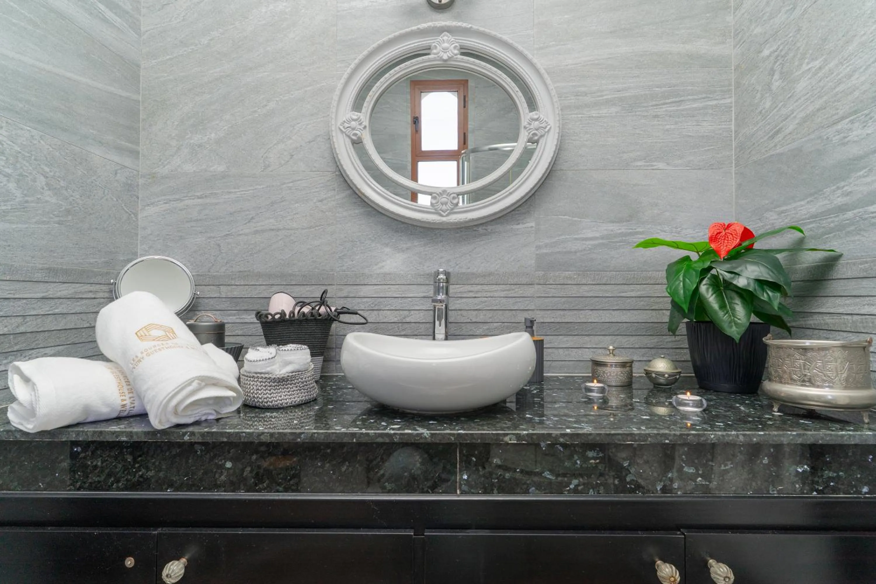 Bathroom in Palais les sources de l'atlas, Padel & spa