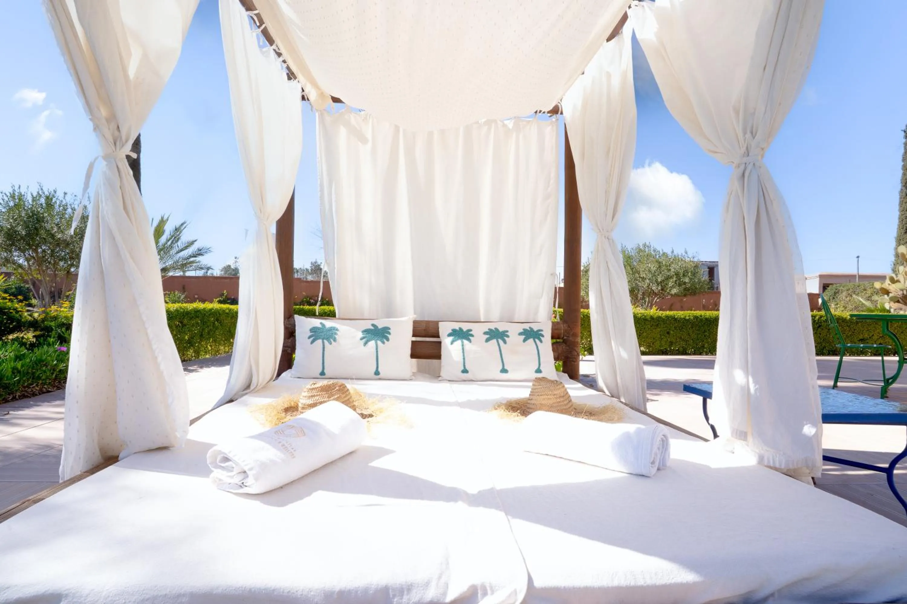 Solarium in Palais les sources de l'atlas, Padel & spa